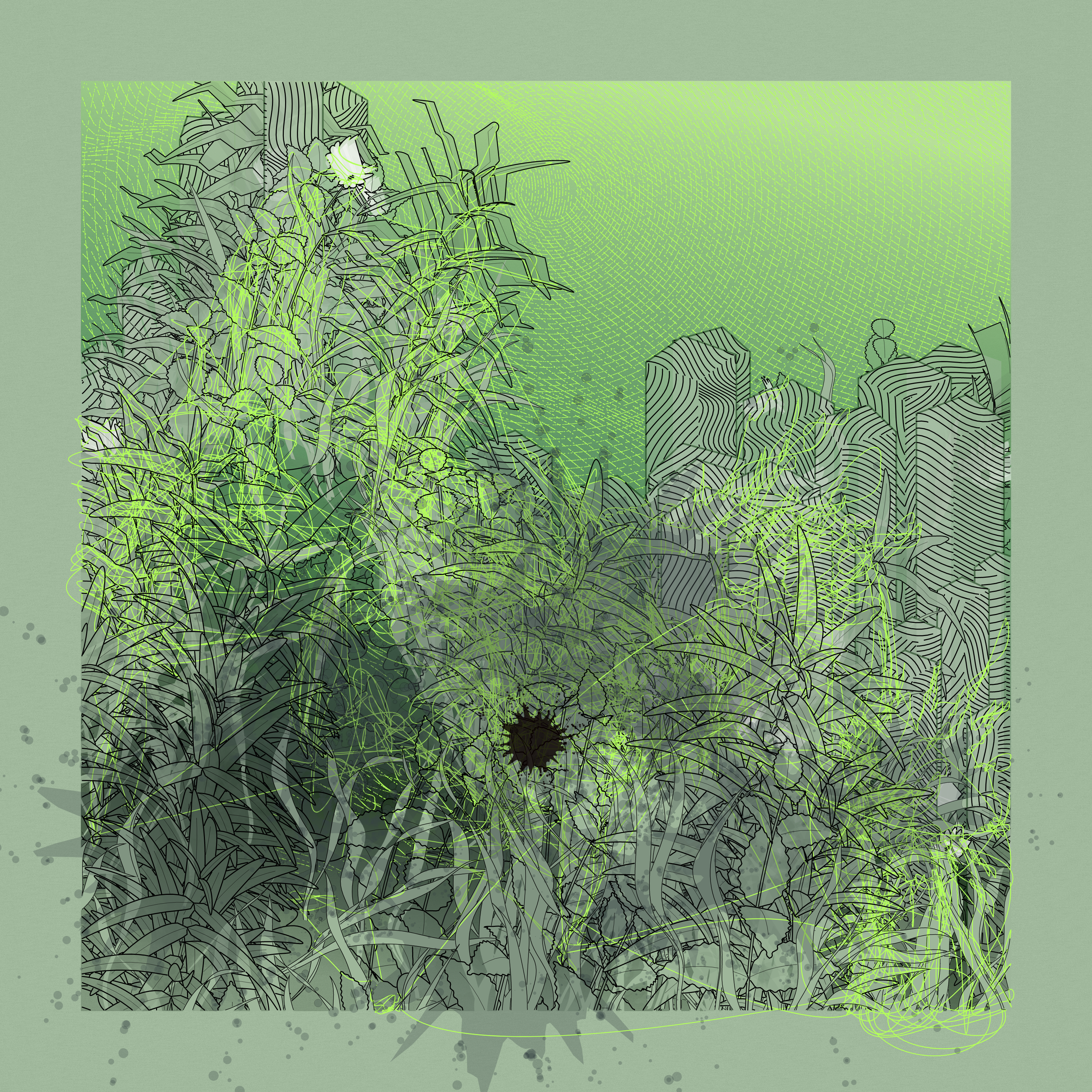 Landscape with Carbon Capture #11008
