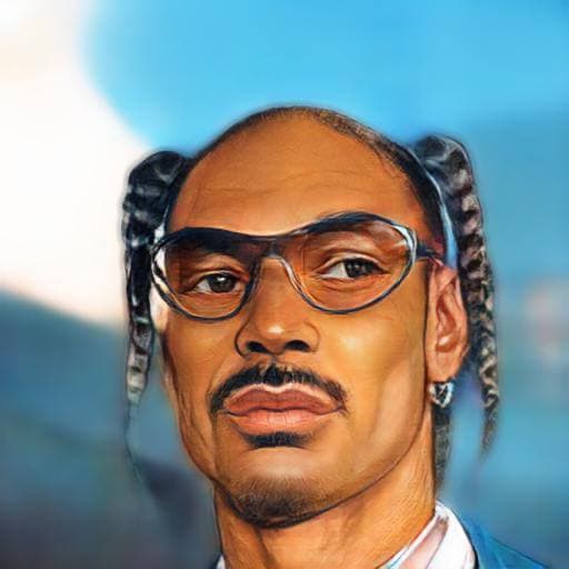 Caricature Snoop Dogg