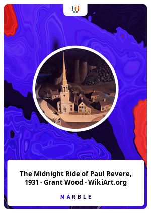 The Midnight Ride of Paul Revere, 1931 - Grant Wood - WikiArt.org