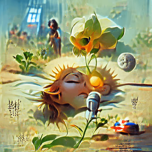 Wake up, little flower...
the sun welcomes you.

A solar kiss to charge the soul.

Photosynthesis and analog breaks
to drown the lunar noise until it's time to sing again. The simplicity of summer.