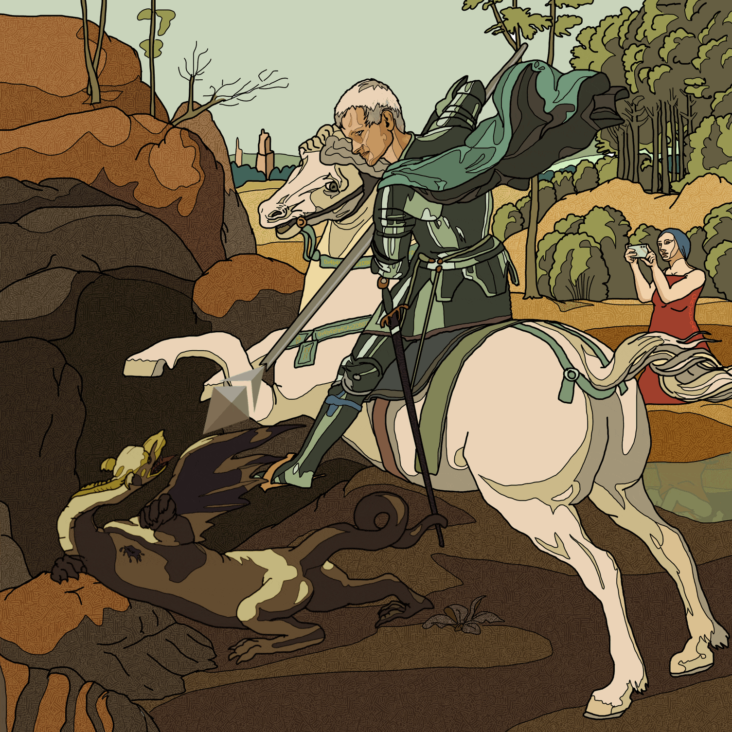 saint buterin and the dragon