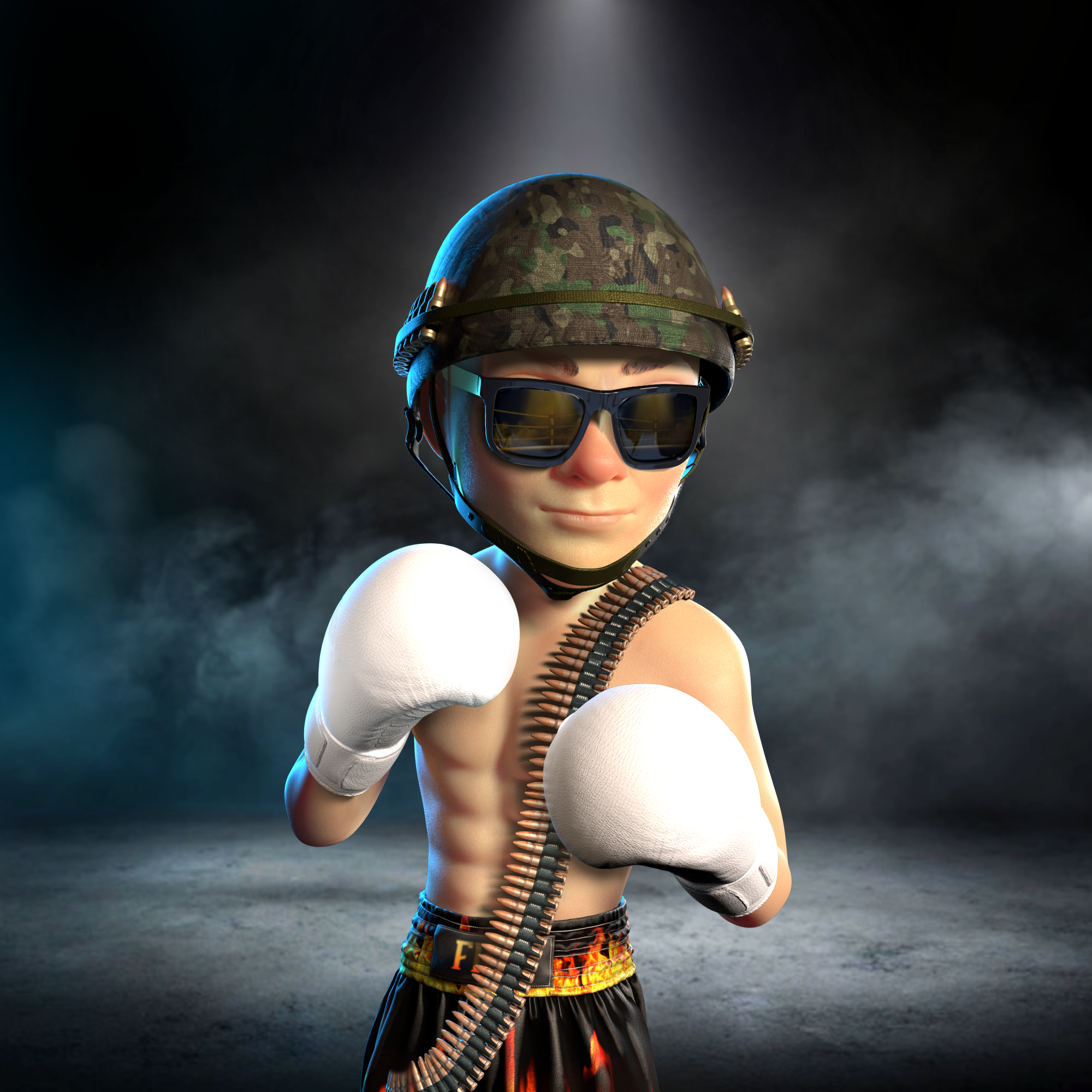Boxing boy #1027