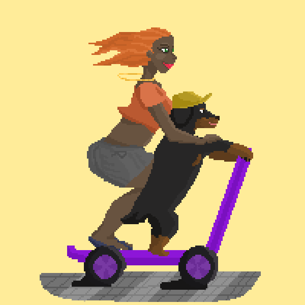 Bad Bitches On A Scooter