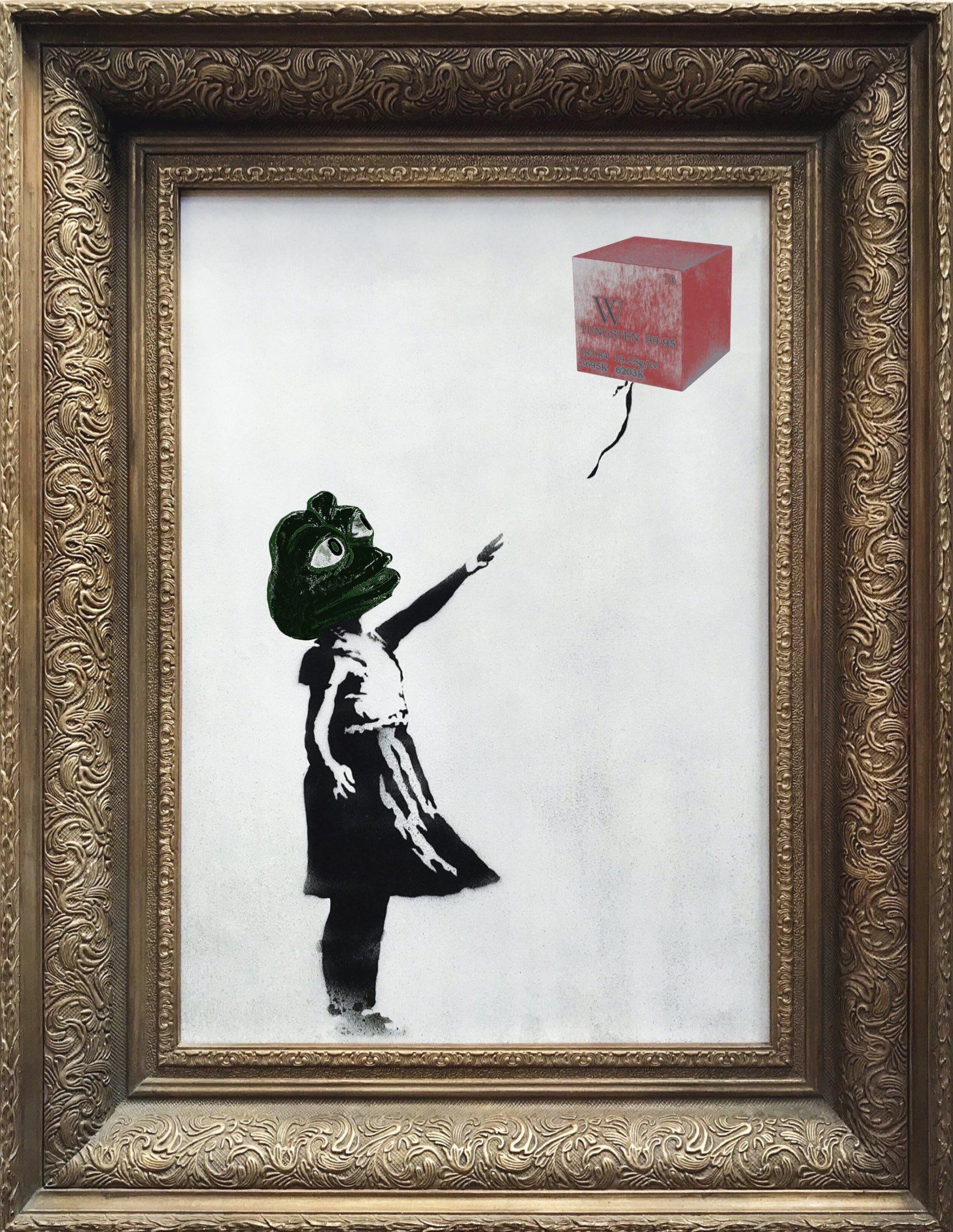 Girl with Cube