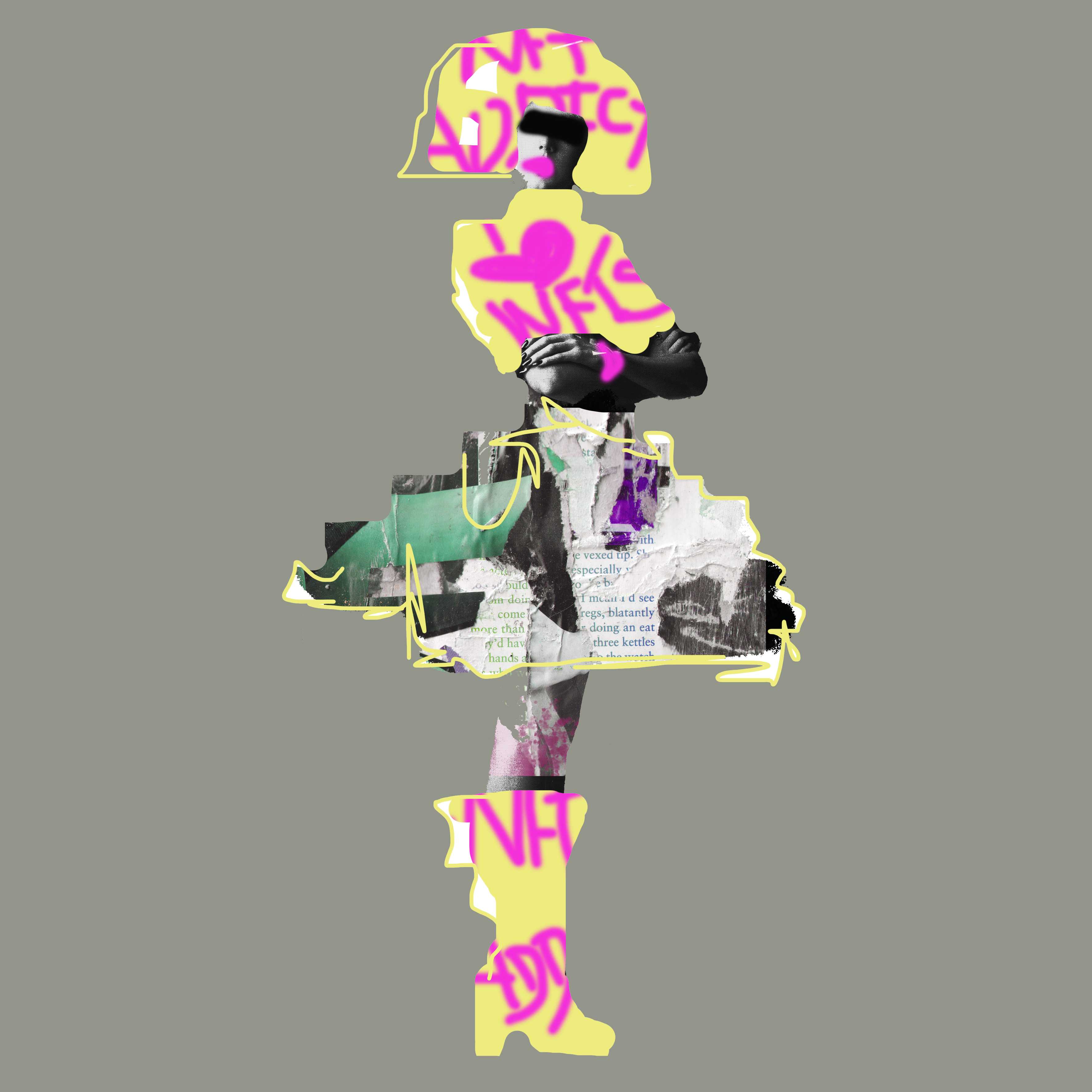 PAPER DOLL #22 — Miss AL Simpson, Scottish cryptoartist