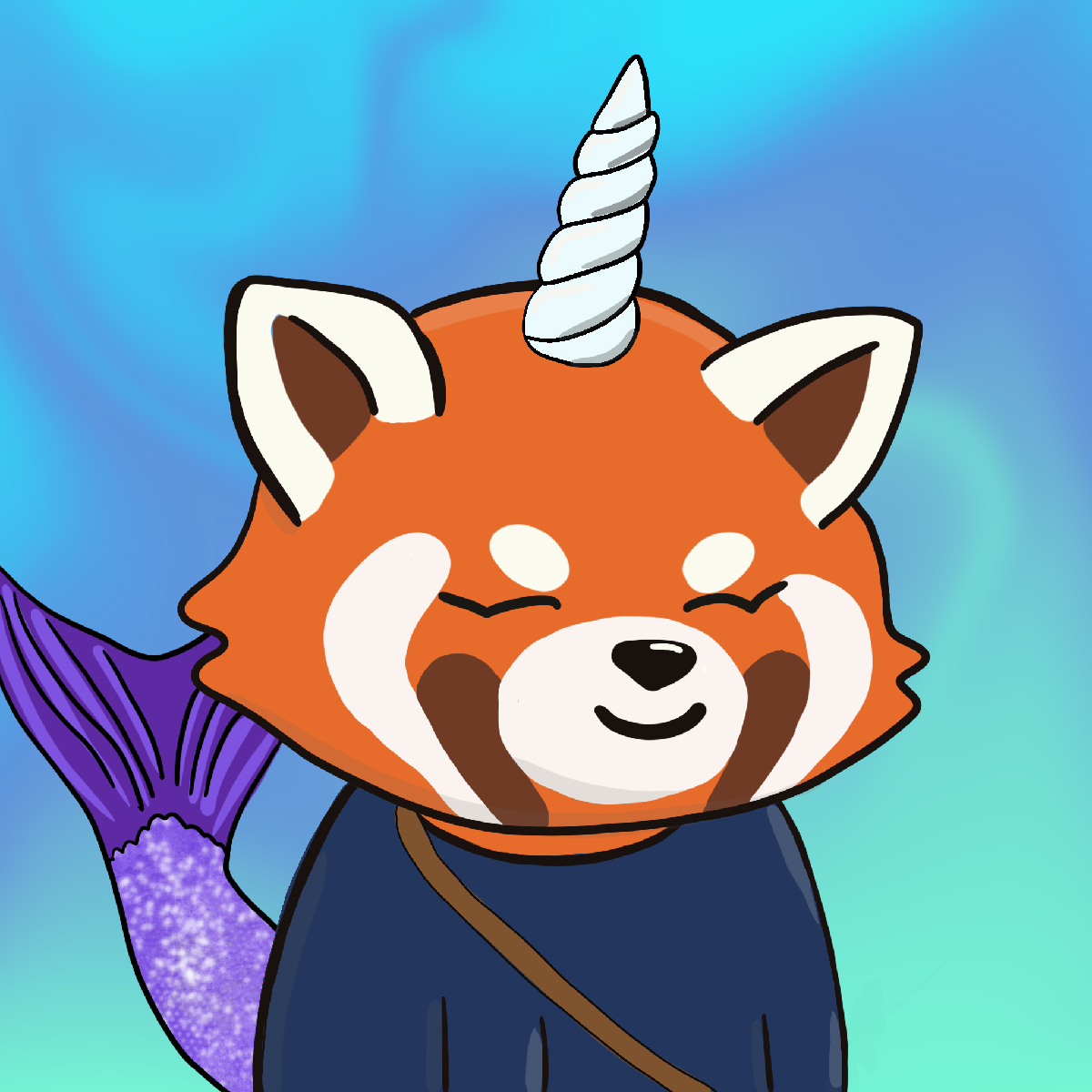 Okay Red Panda #6749