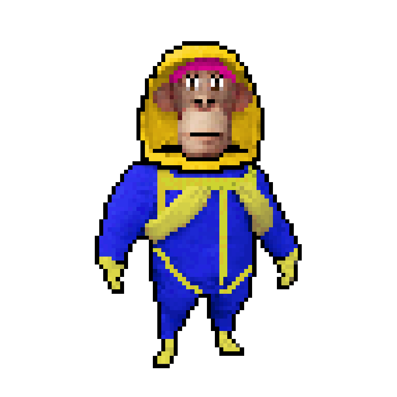 Pixel Radioactive Ape #243