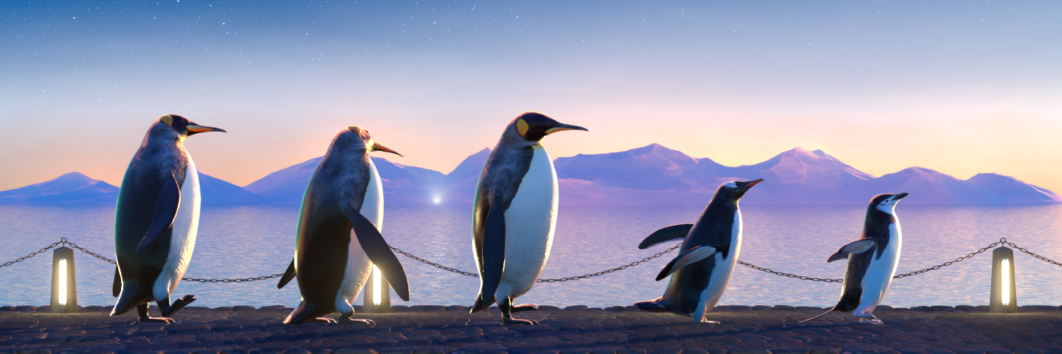 Five Penguins #1625