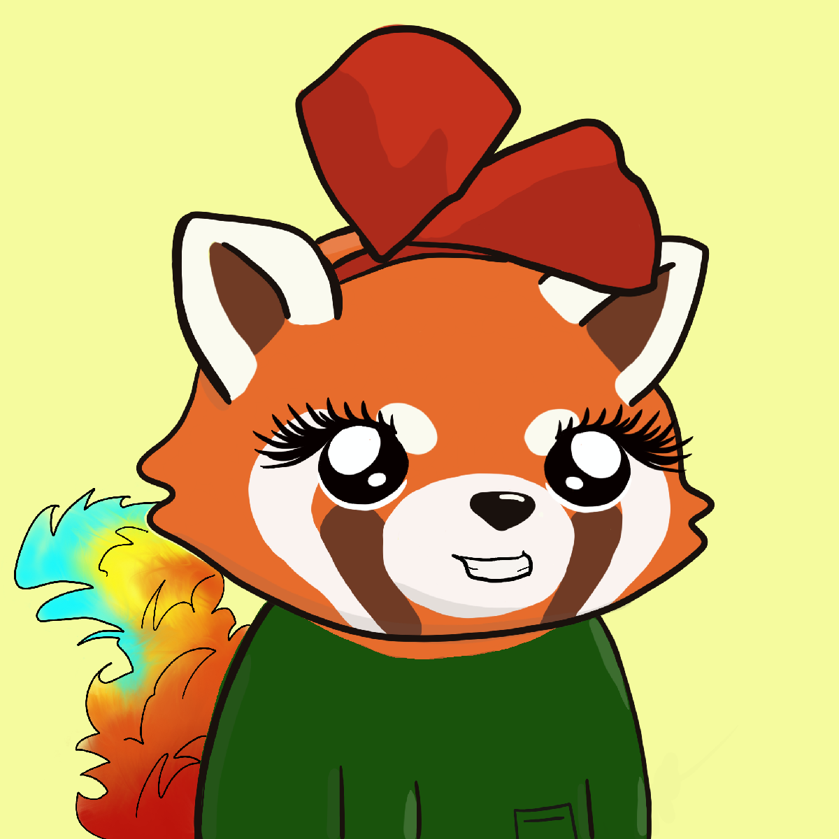Okay Red Panda #6680