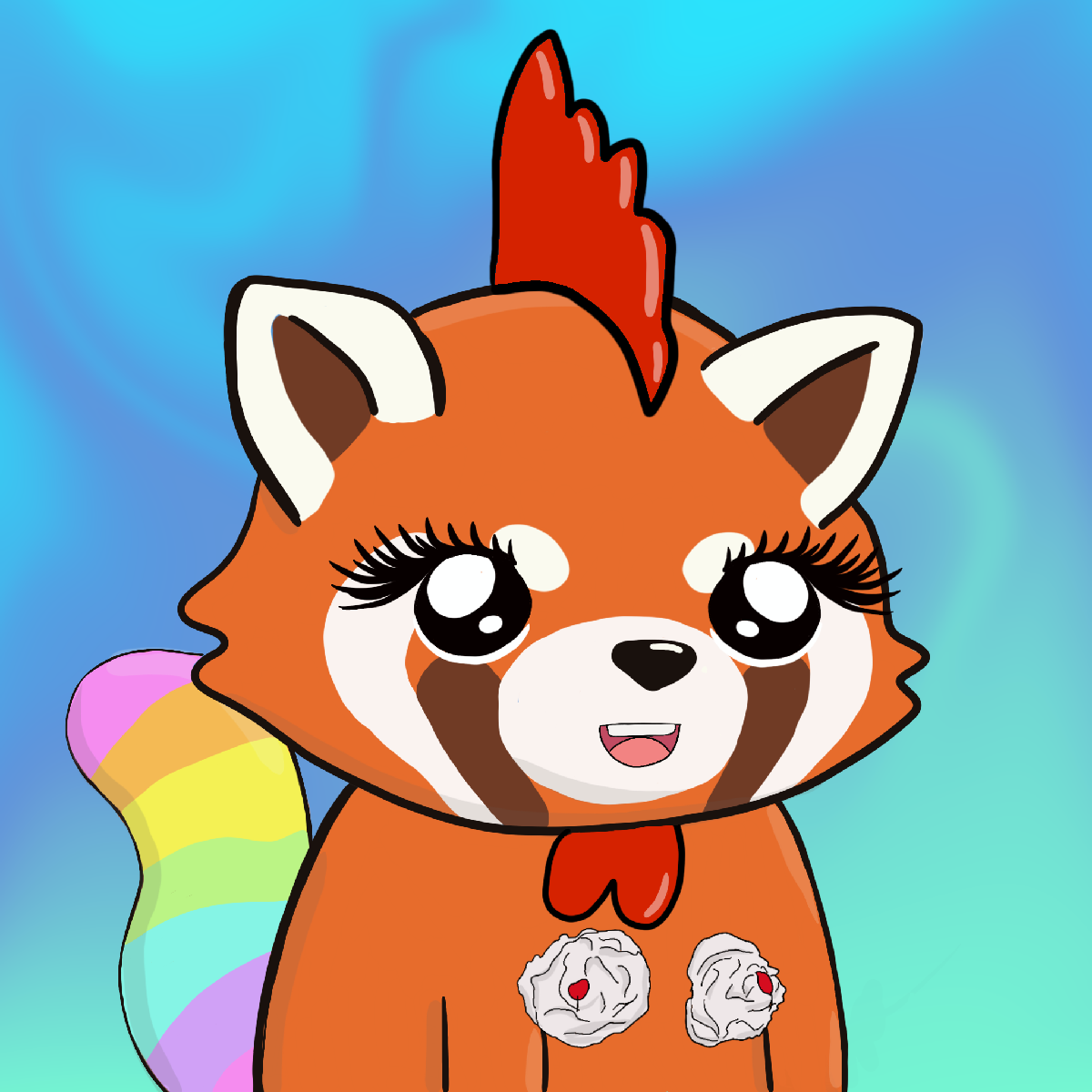 Okay Red Panda #7333