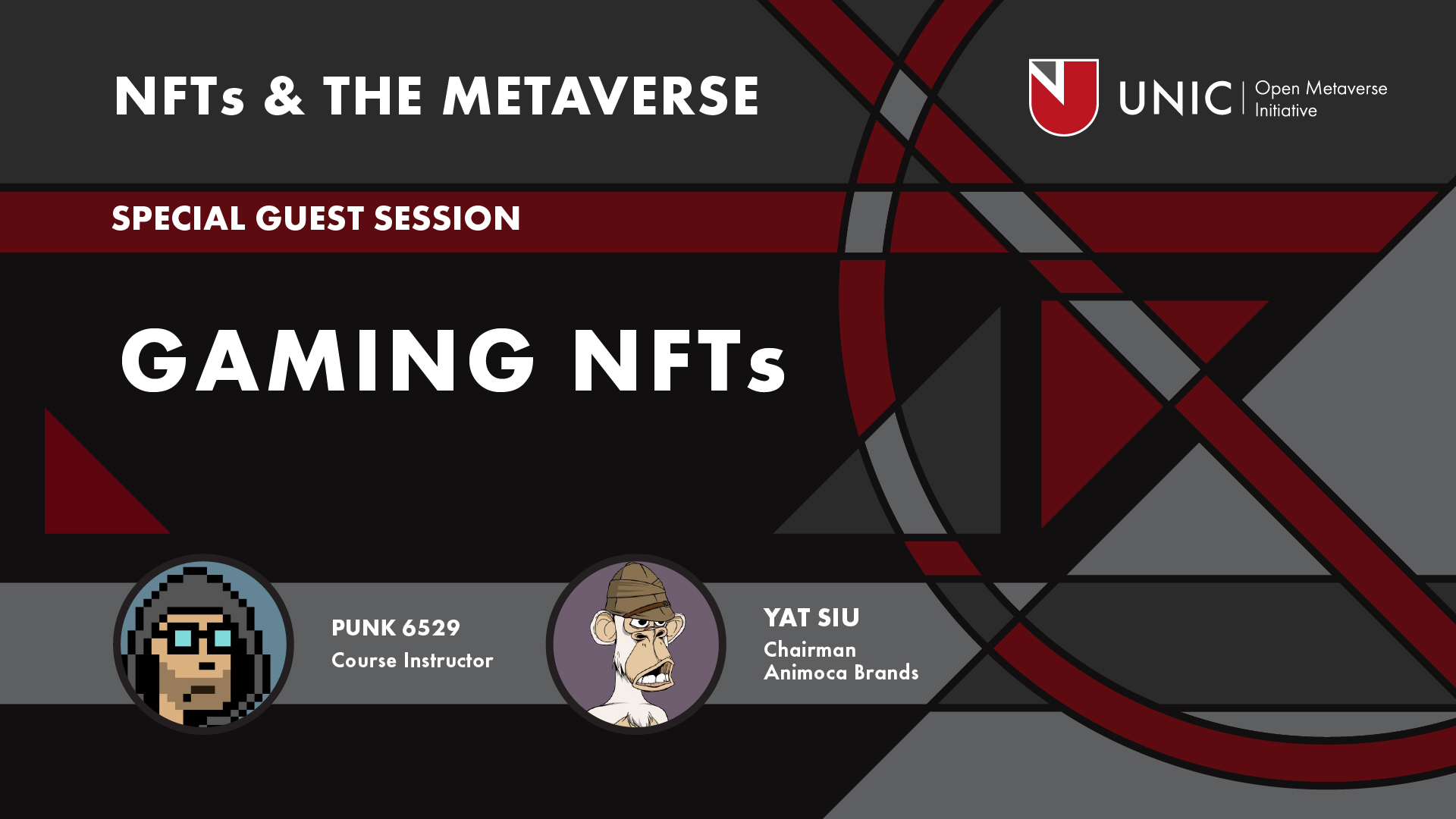 Guest Lecture with Yat Siu