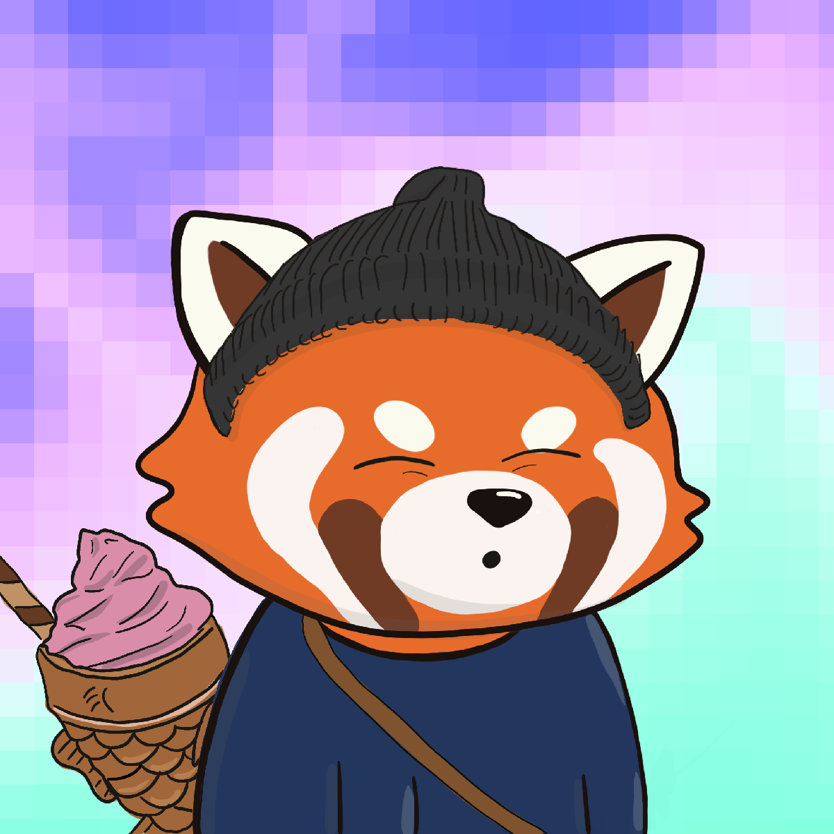 Okay Red Panda #7498