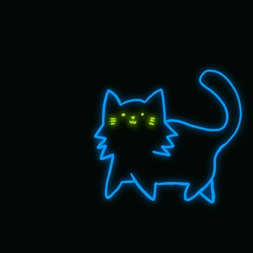 Dizzy neon cat 06 (Dizzy vs Durian)