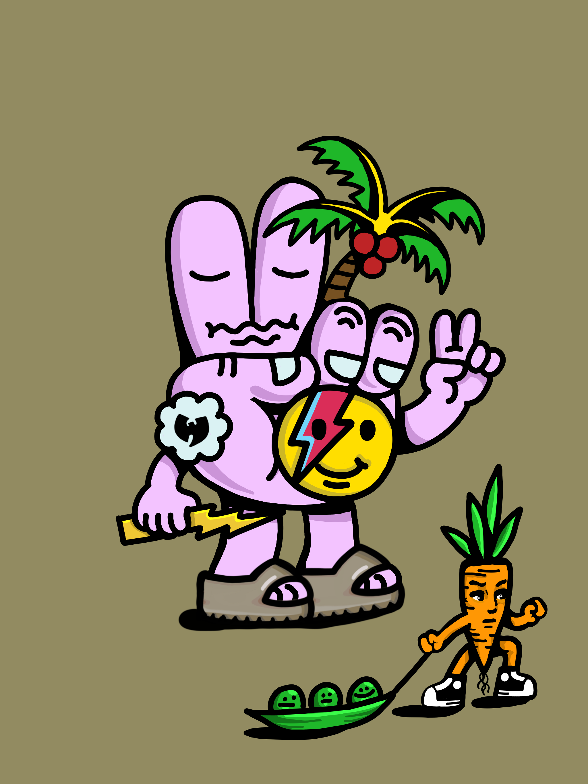 PEACE RABBIT #6900