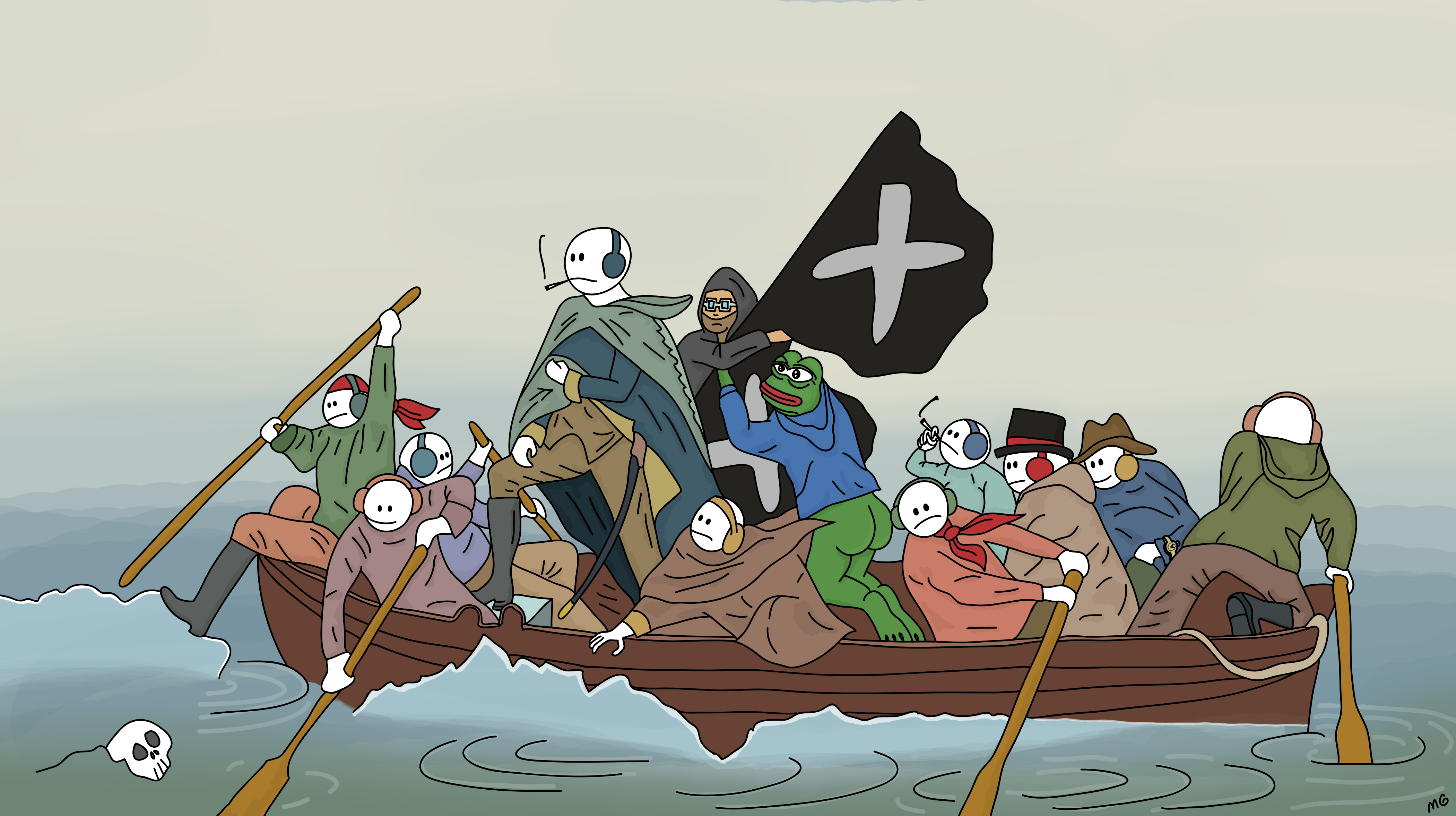 Mfers crossing the BrokenSea
