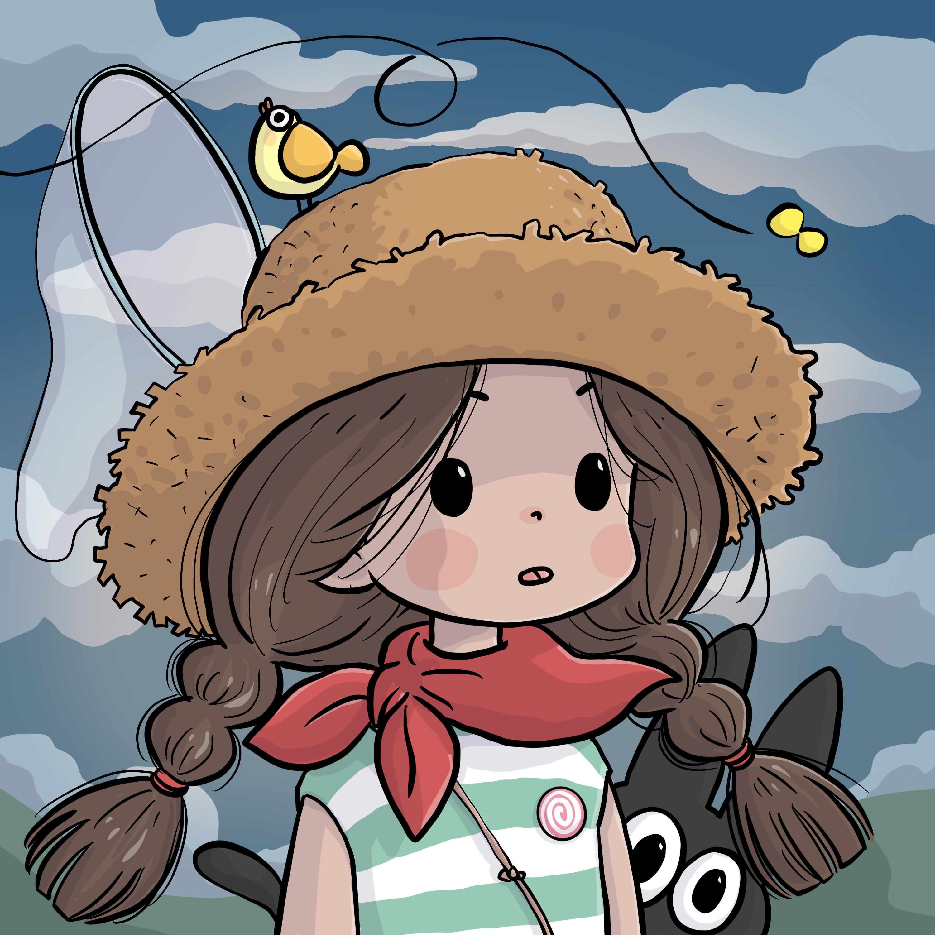 Art Night 003 - The bug catcher girl