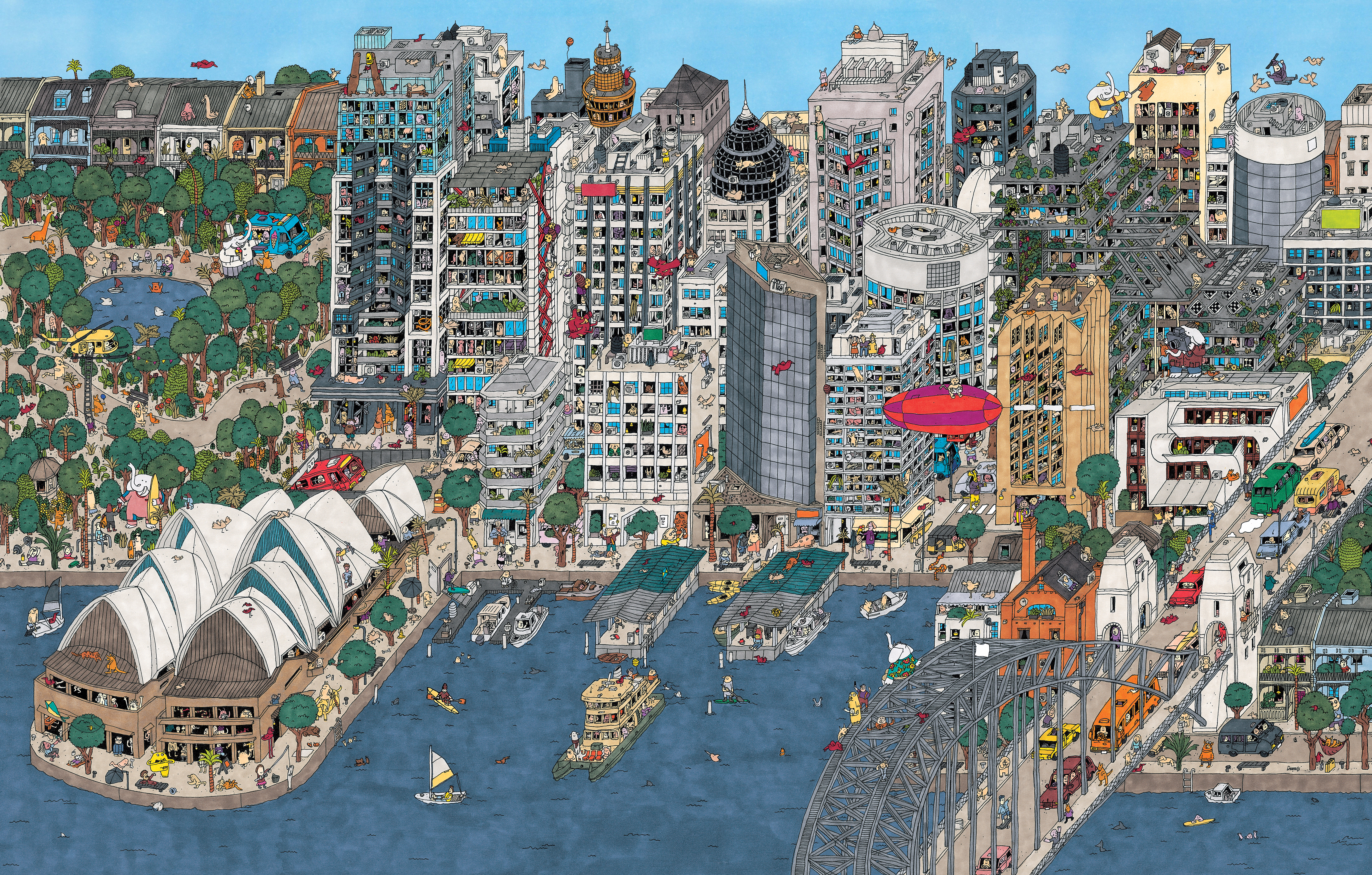 Elephants in Sydney