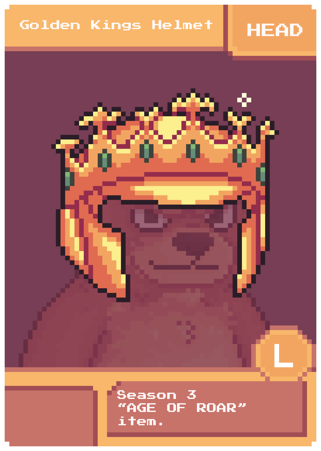 Golden Kings Helmet