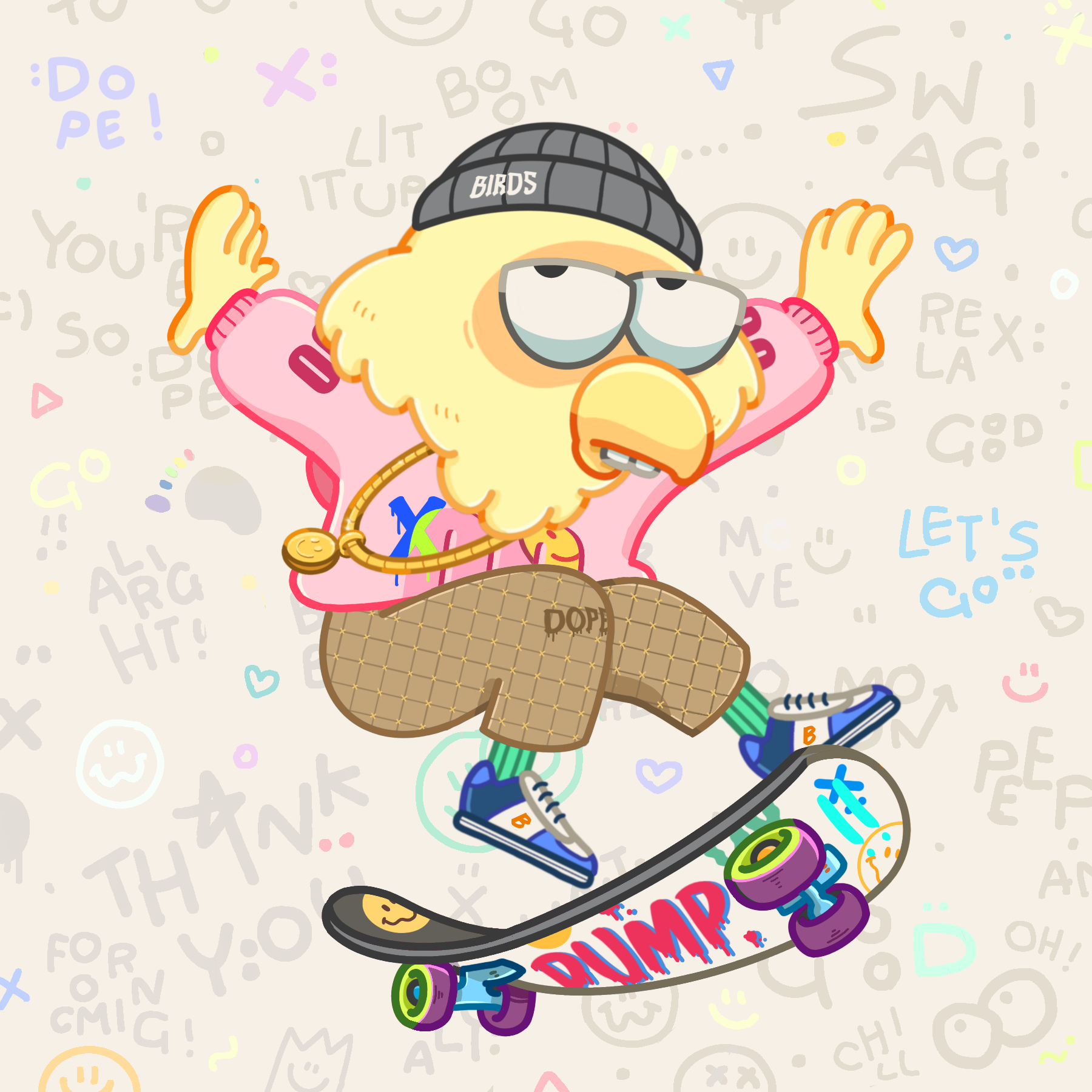 SkaterBirds #477