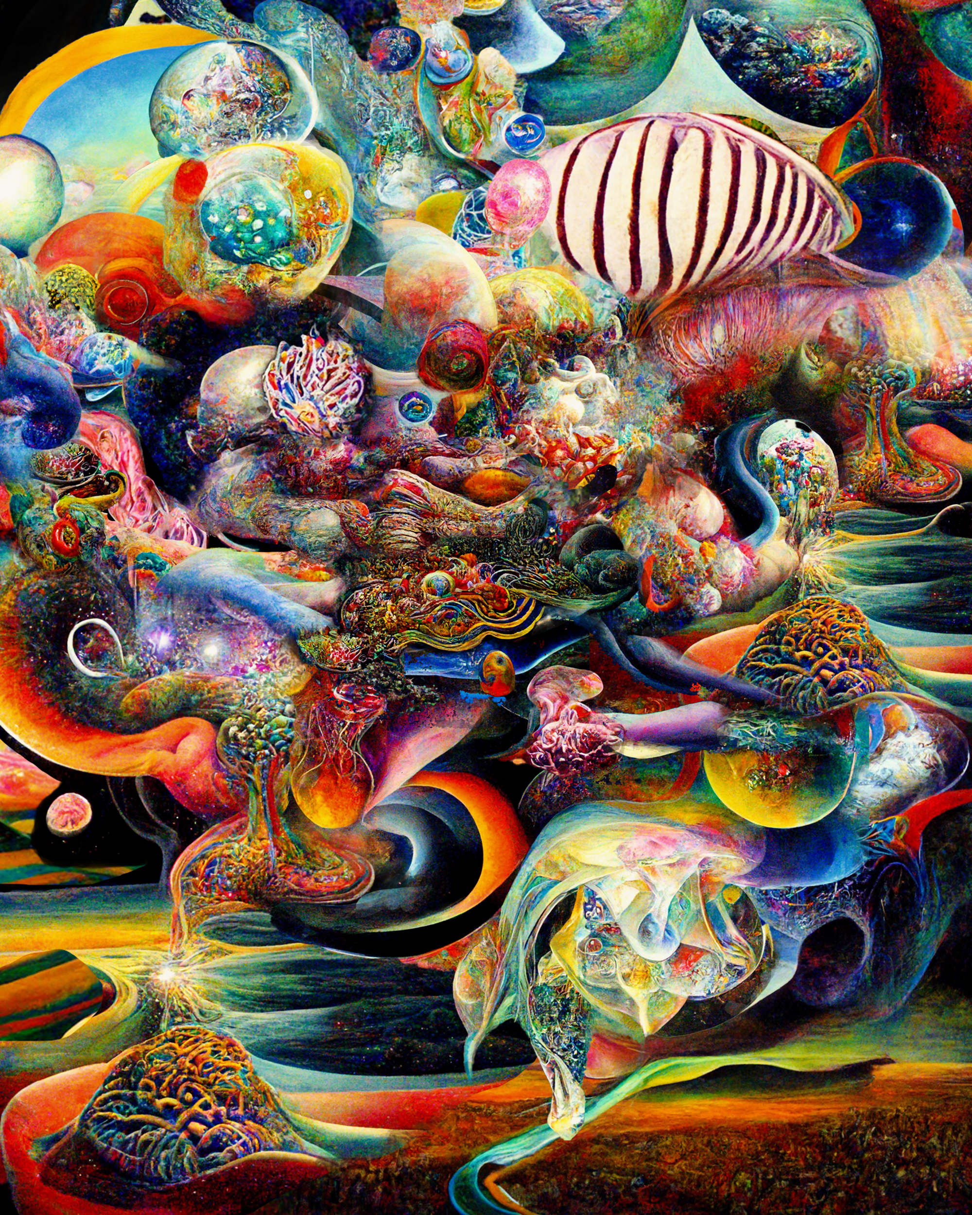 the overwhelming possibilities of our dance (portrayed as the cosmic mundane)