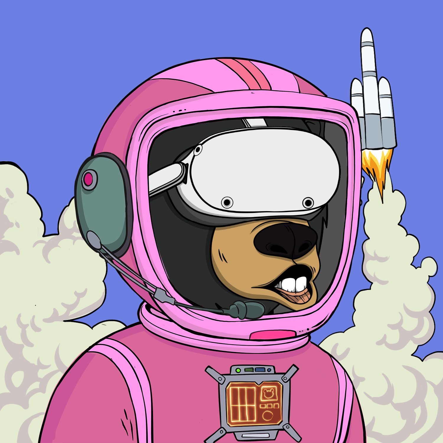 Okay Space Bear #865