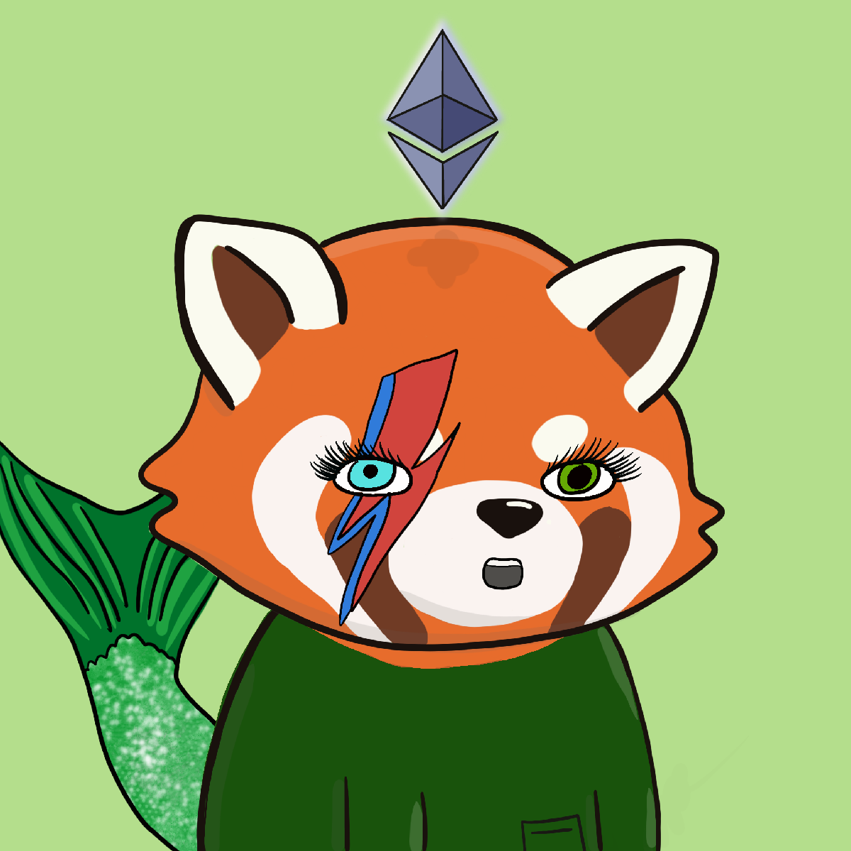 Okay Red Panda #6628