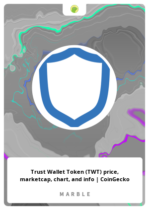 Trust Wallet Token (TWT) price, marketcap, chart, and info | CoinGecko