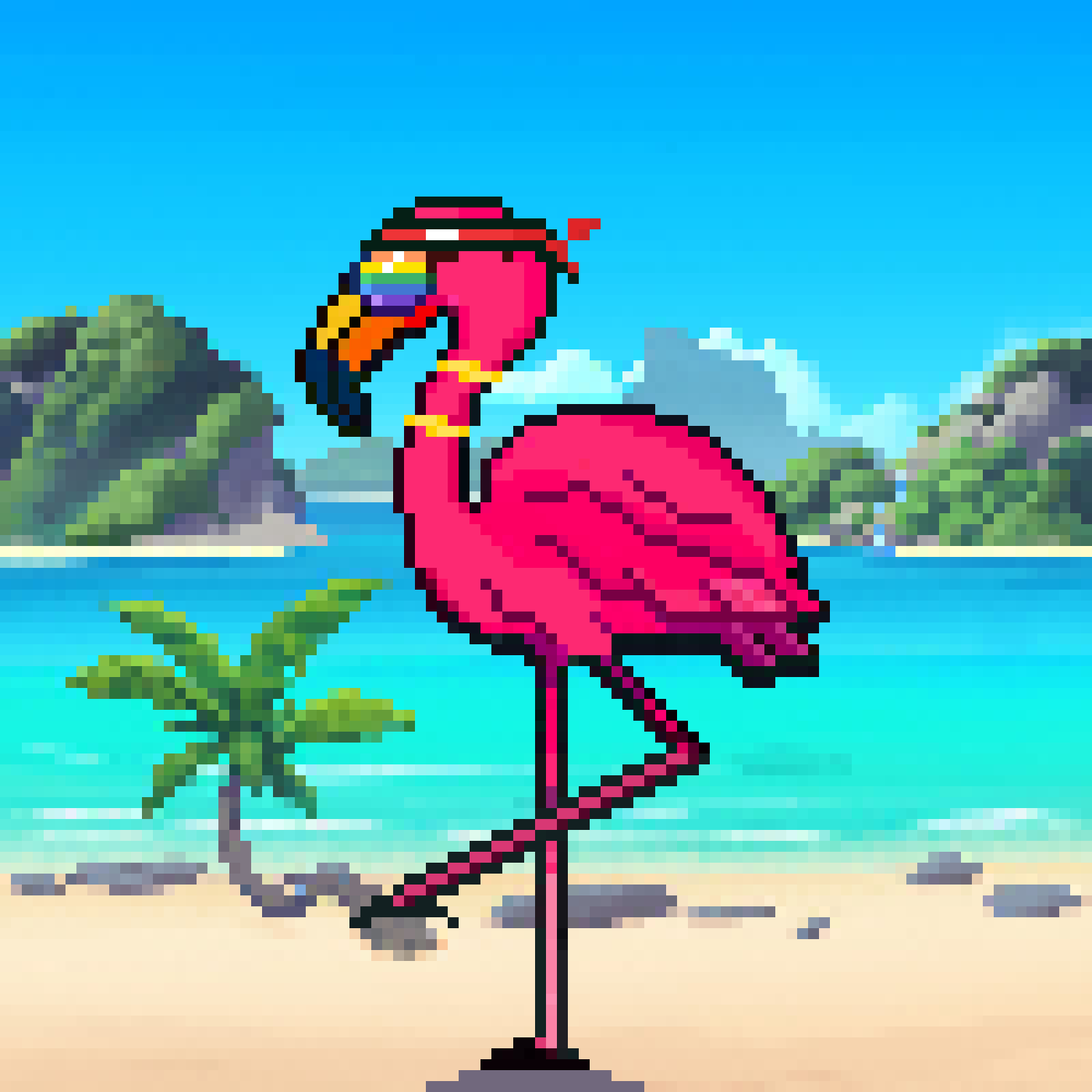 Klintmoor Crypto Flamingos #980