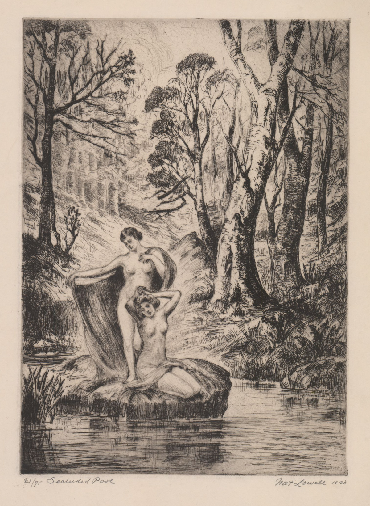 Nat Lowell Etching