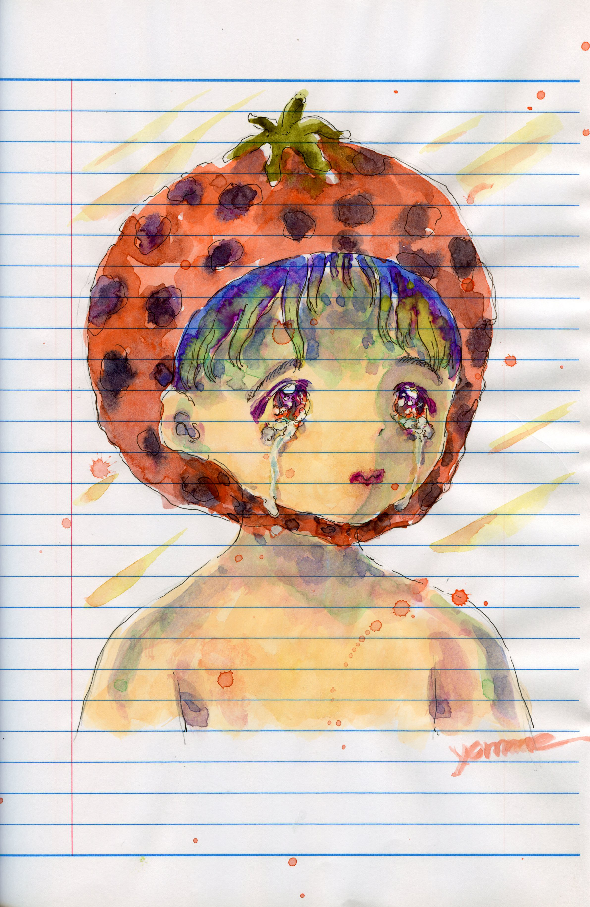 Milady's Strawberry Hat Notebook
