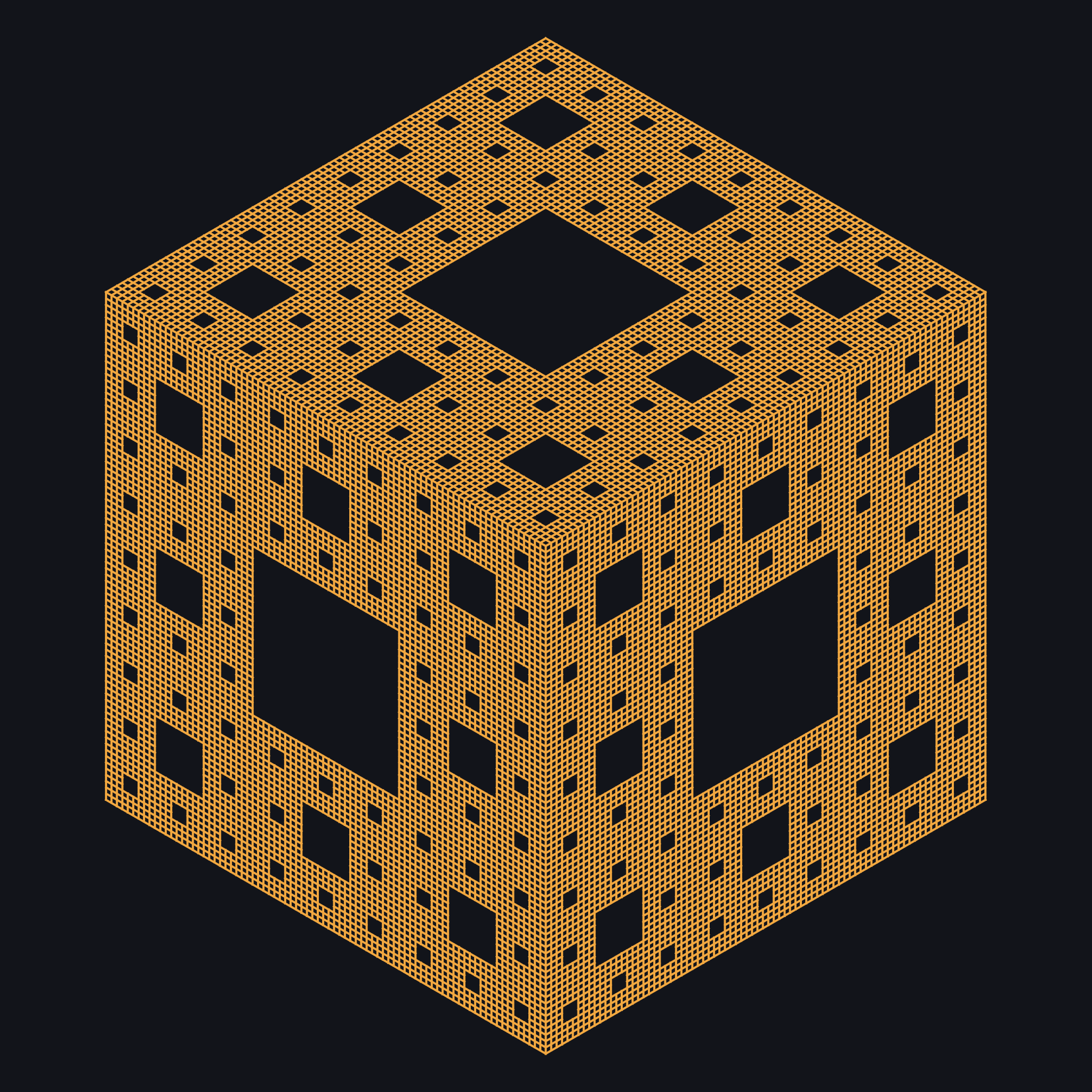 menger sponge framework