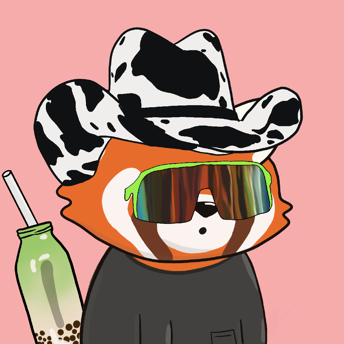 Okay Red Panda #6764
