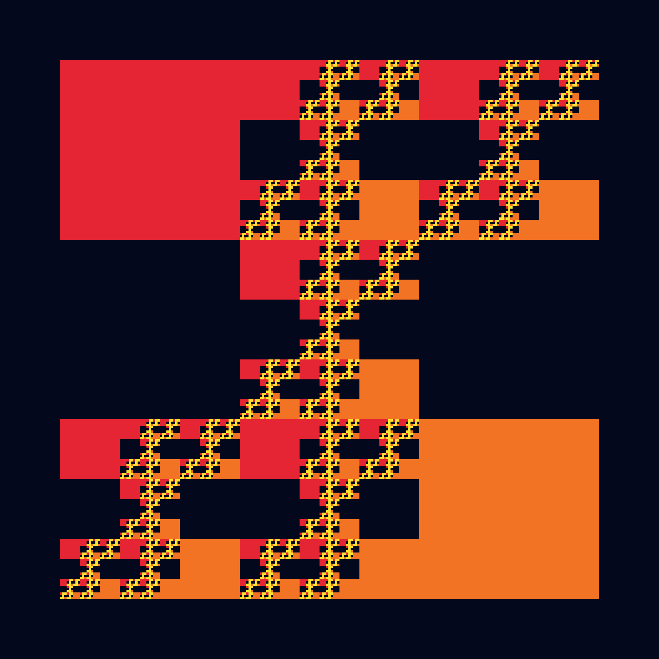 Pledge - Vicsek Fractal