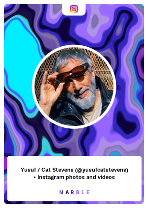 Yusuf / Cat Stevens (@yusufcatstevens) • Instagram photos and videos
