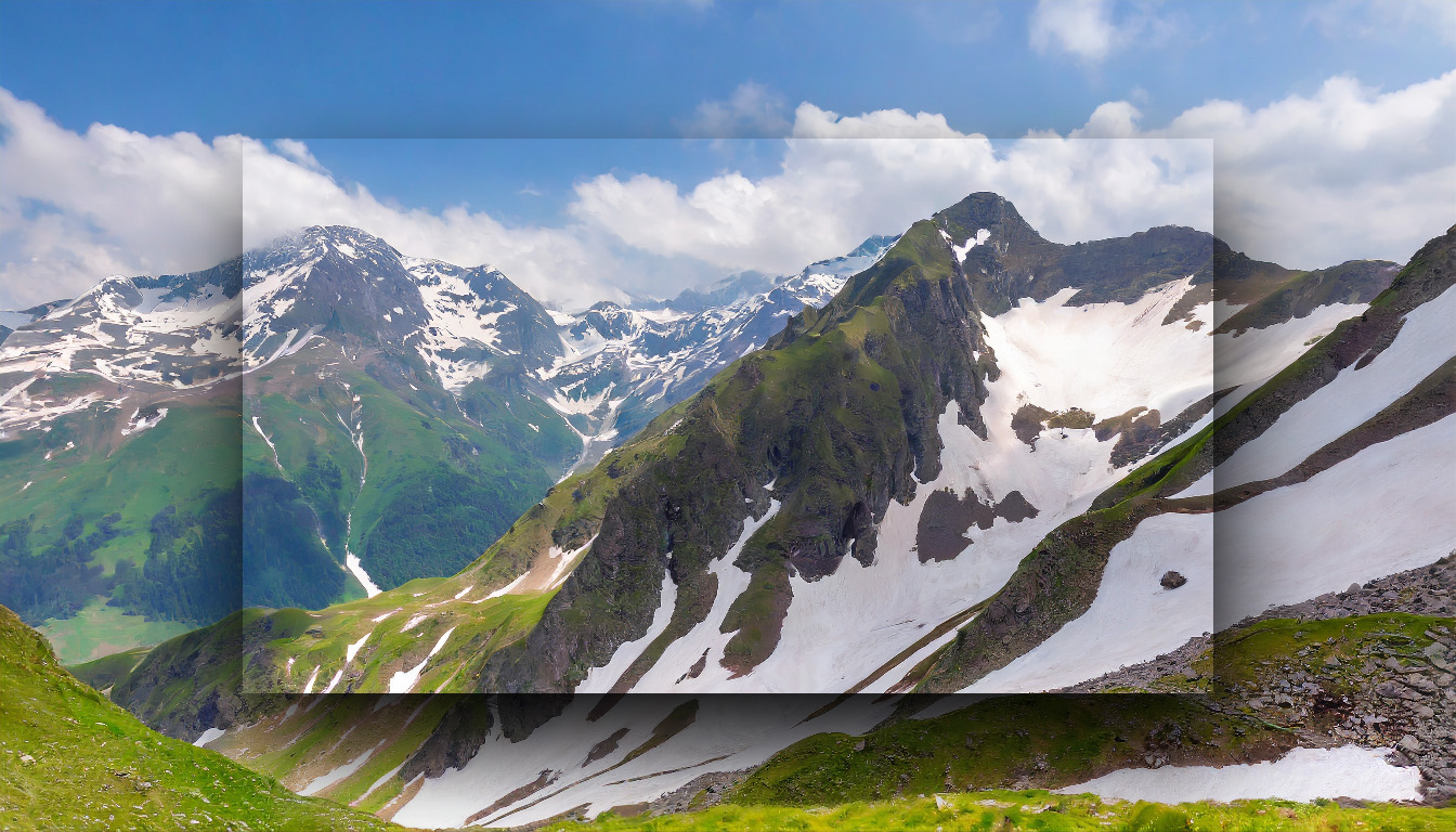 Mountains and Drop Shadows #16