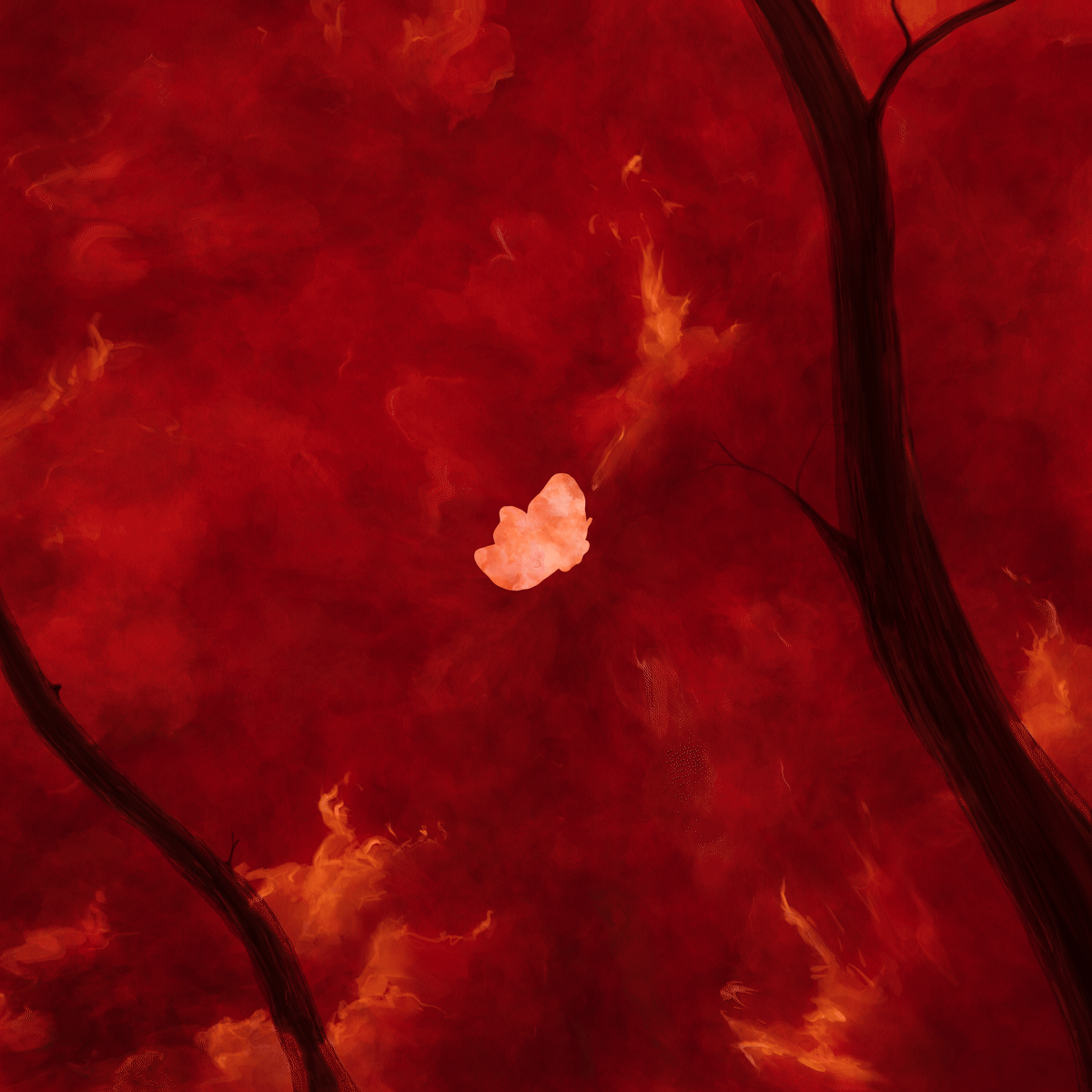 Flutter Into The Embers | Peach Ember