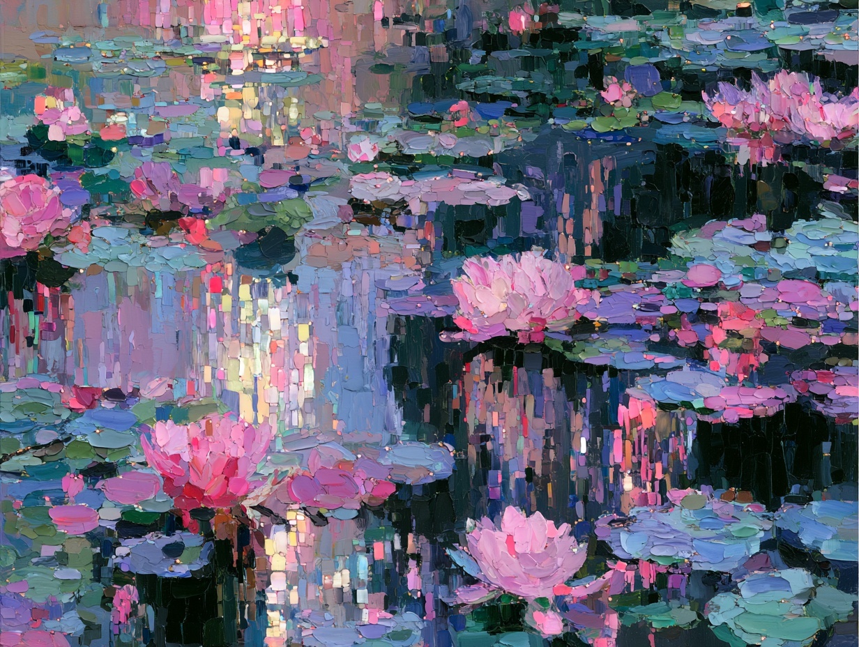 monet water lilies tribute