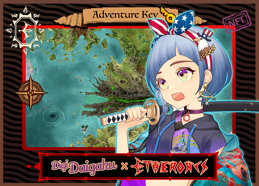 DigiDaigaku #1744 - Montana | EtherOrcs Adventure Key (DigiDaigaku Genesis)