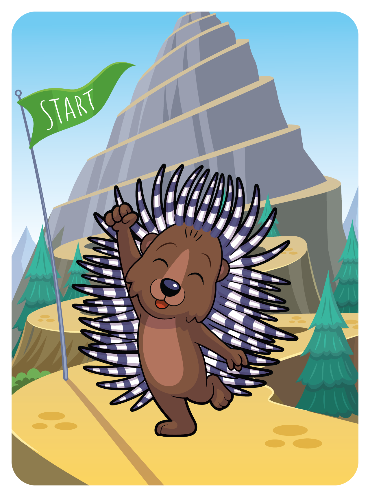 Positive Porcupine #25639