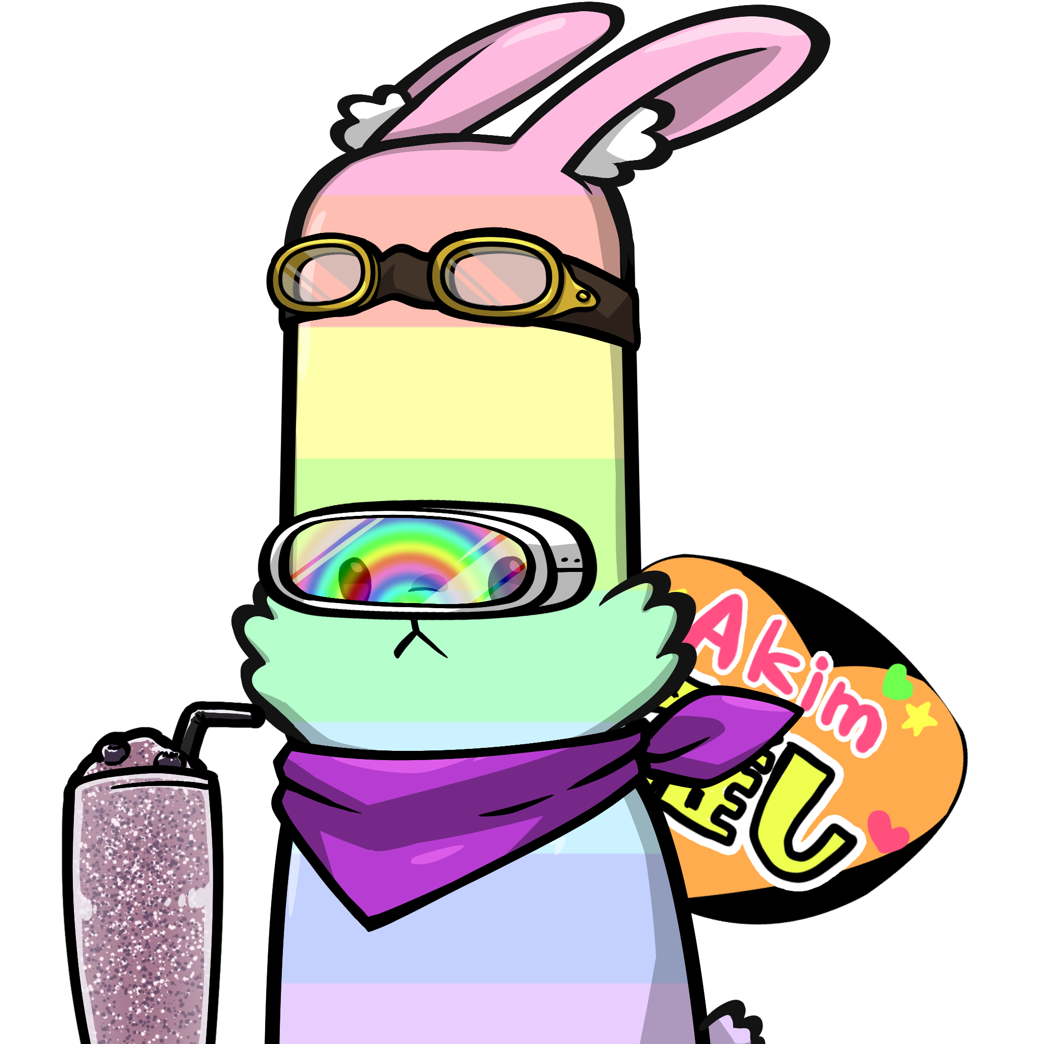 Luna-Rainbow animal #02829
