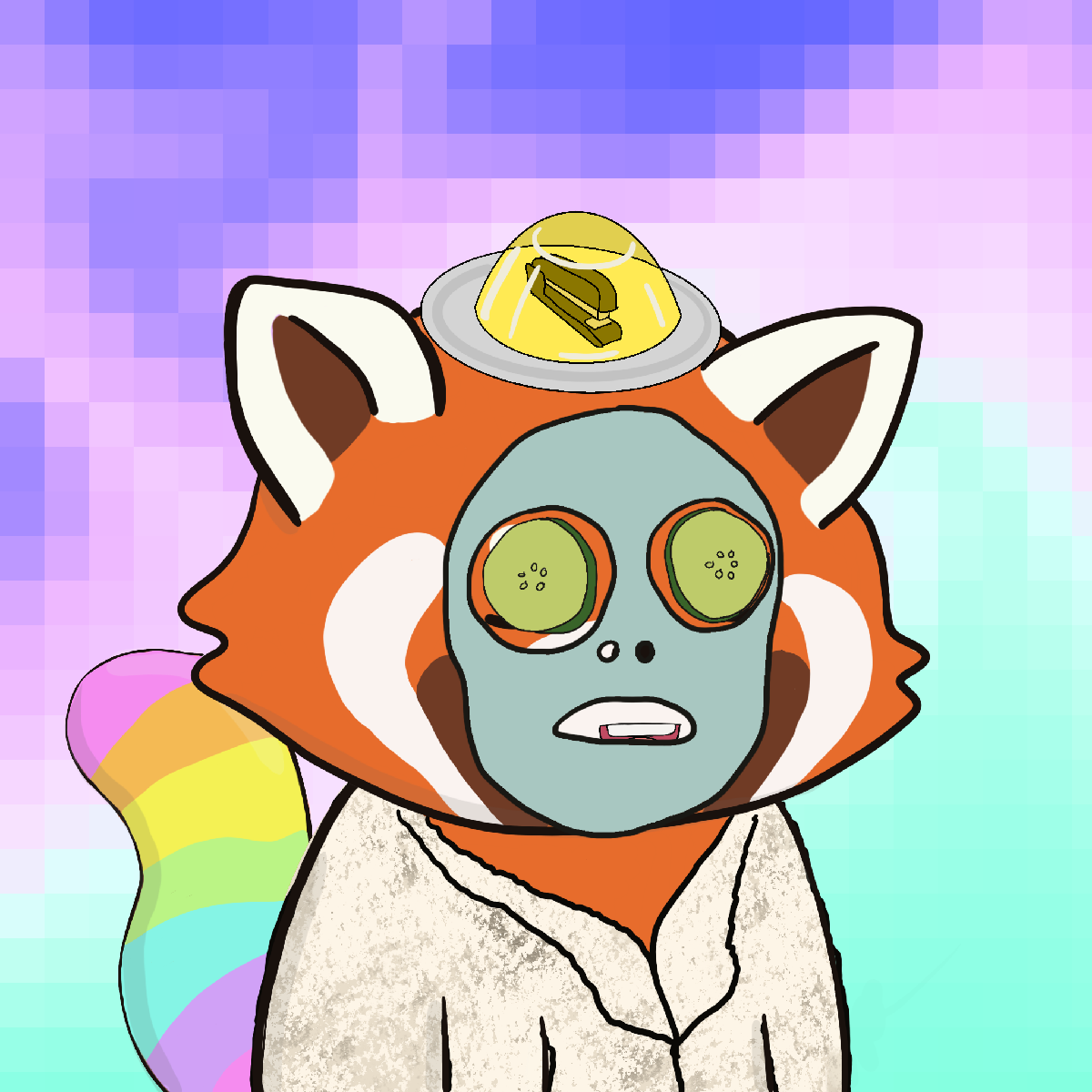 Okay Red Panda #7497