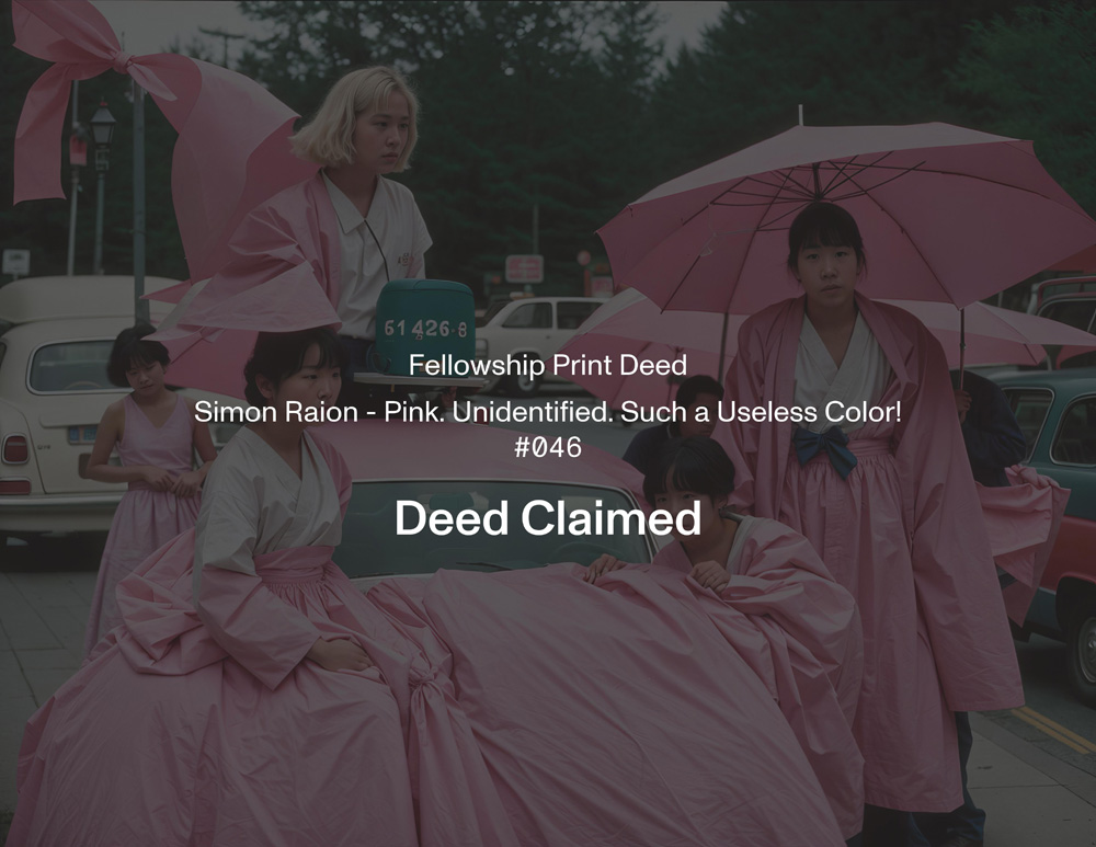Pink. Unidentified. Such a Useless Color! #46