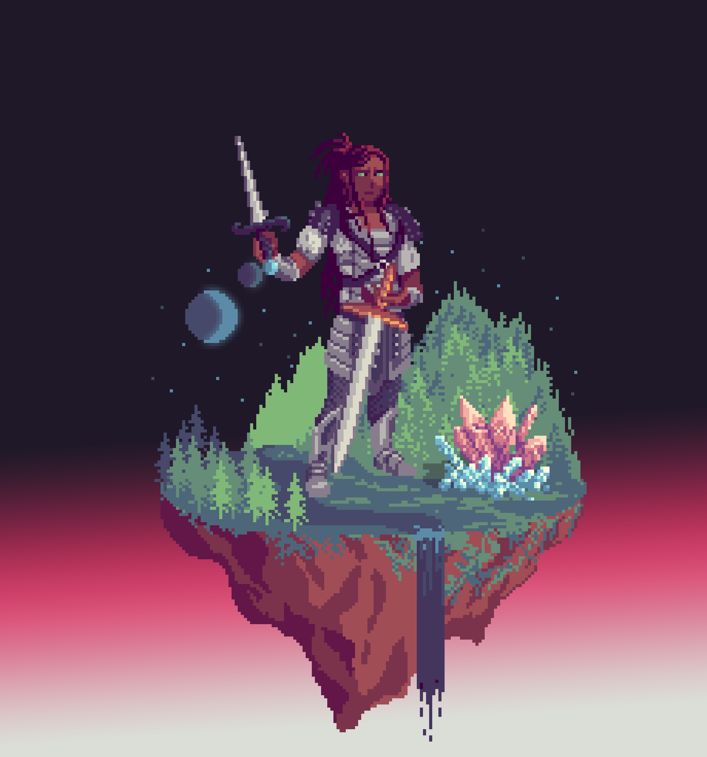 Valiant Human Shadowslice Rogue Weaver of The Forest + Crystal