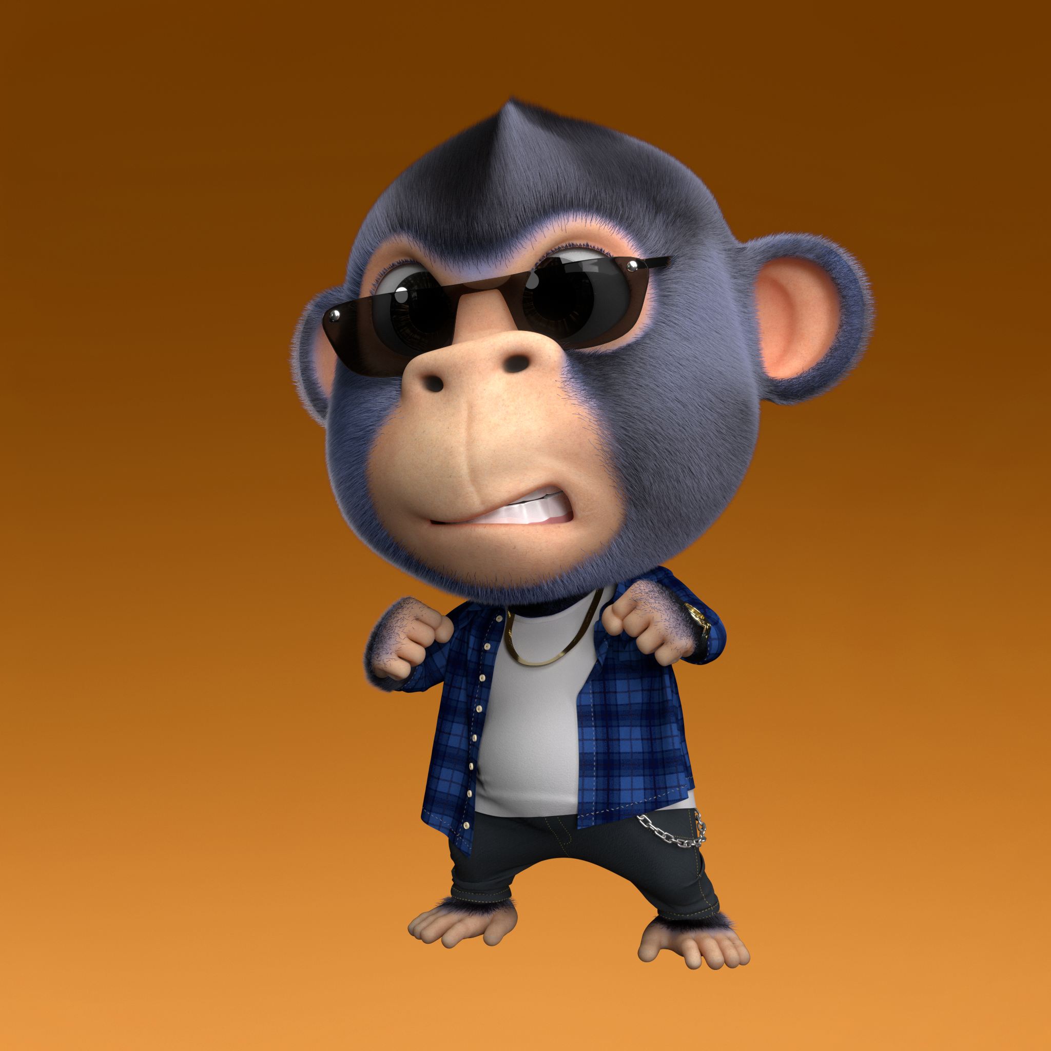 Gangster Bad Ape Kids 691