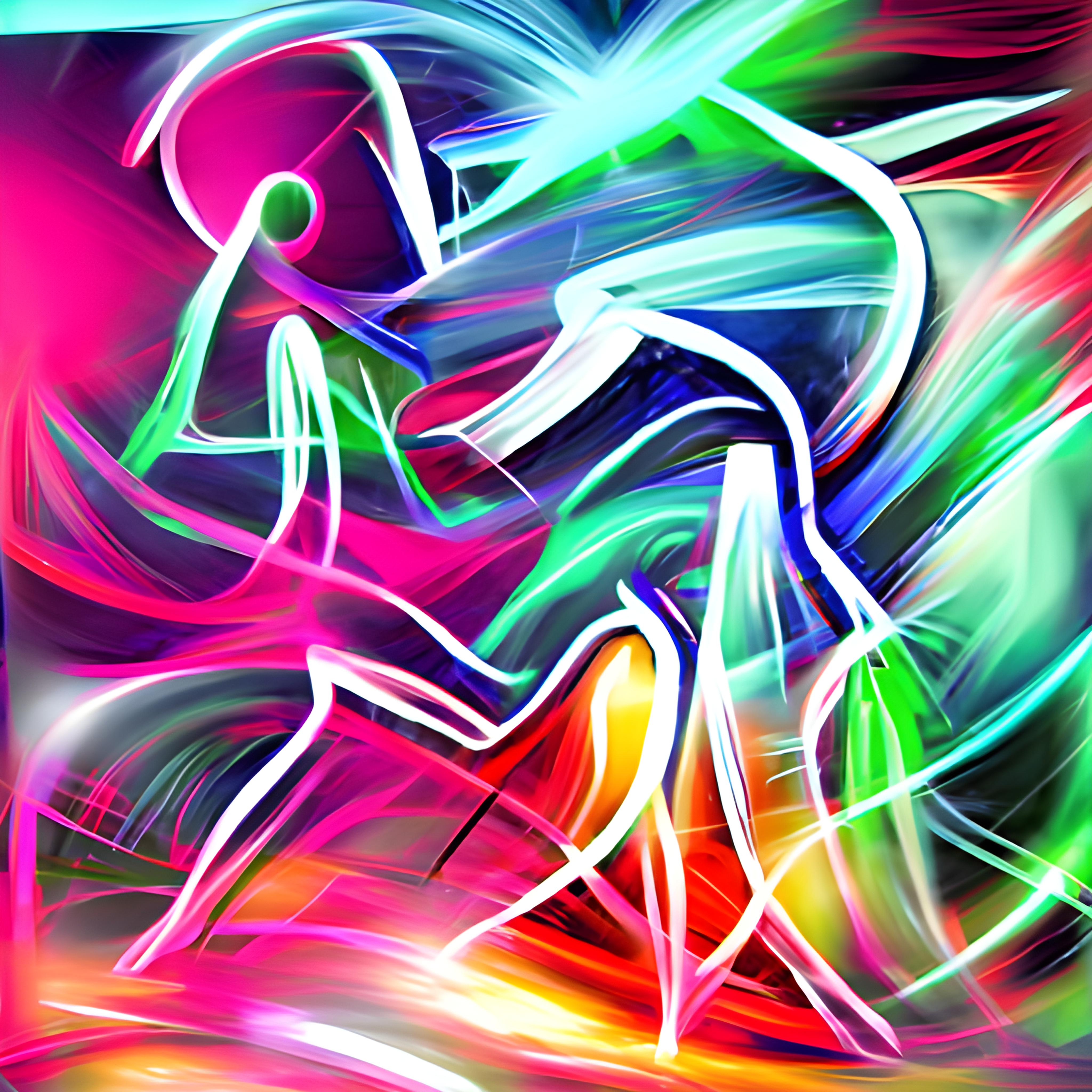Dance An Adhesive Graffiti