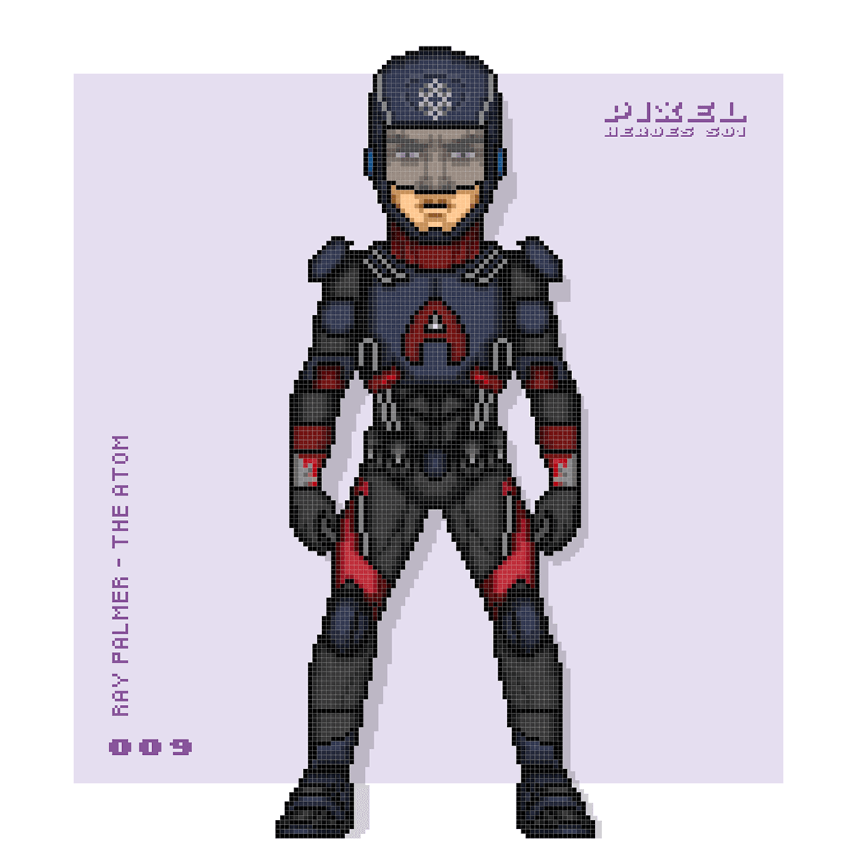 PixelHeroes S01 #009 / Edition 3 of 3 / The Atom