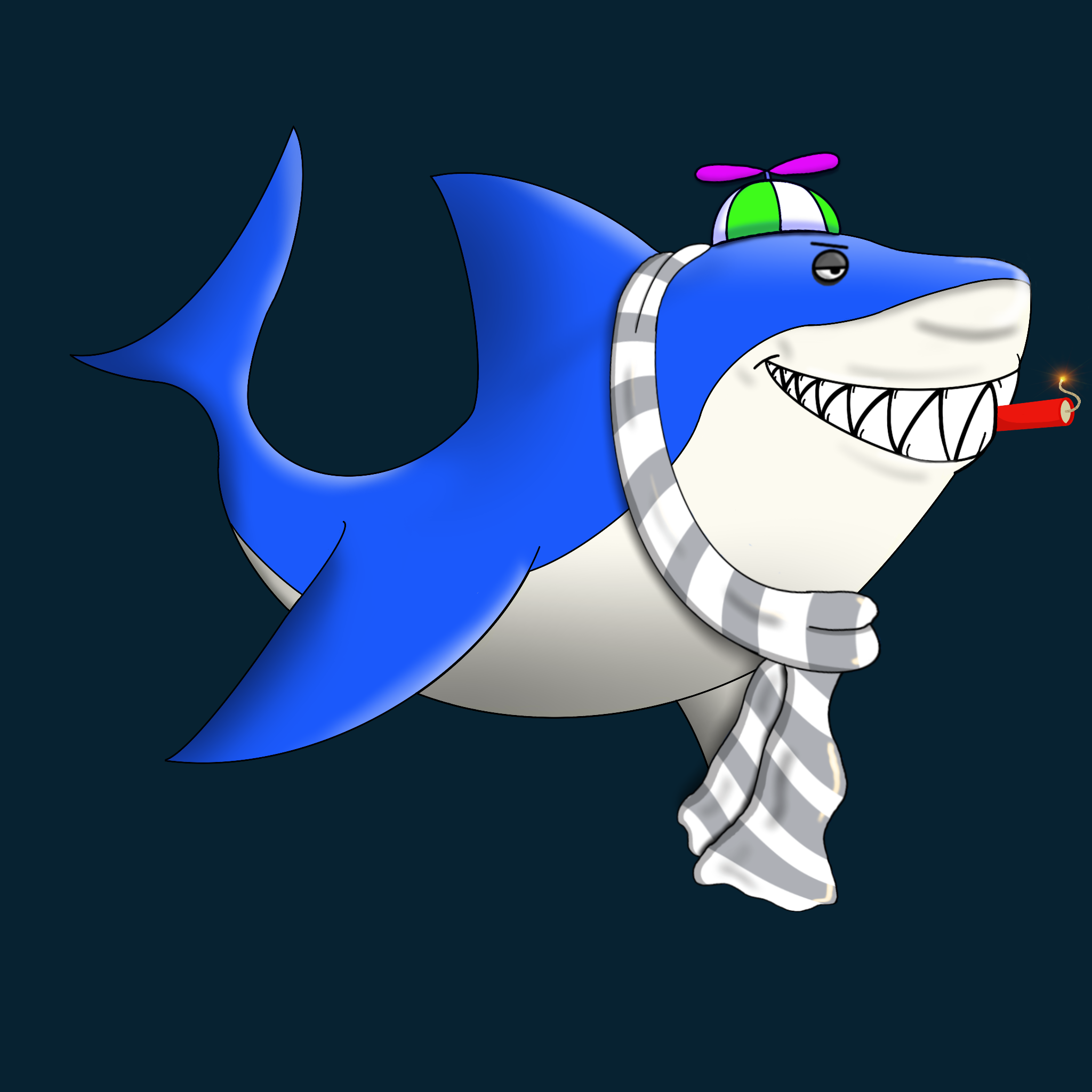 Wavy Shark #5558