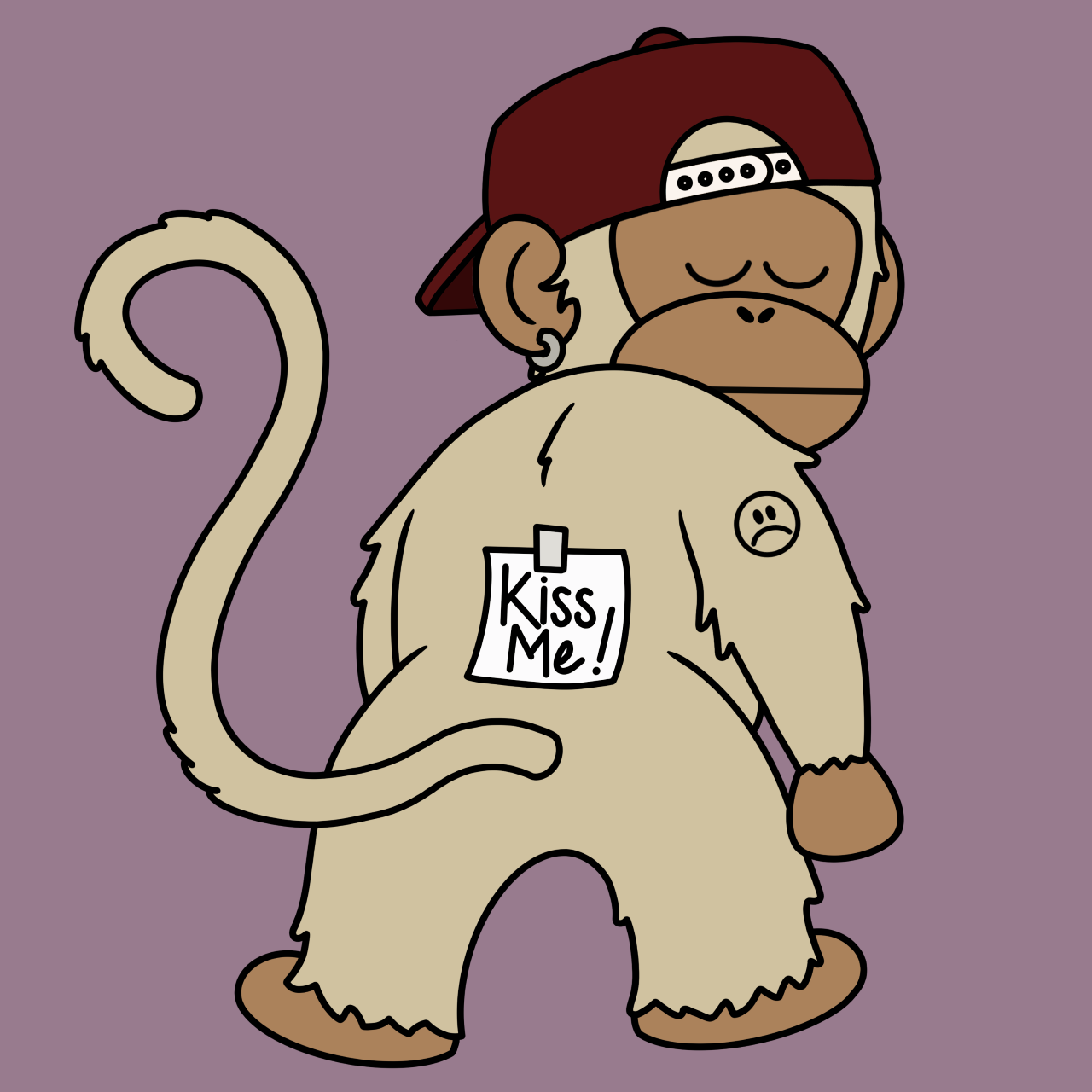 Kiss Me Monkey #9492