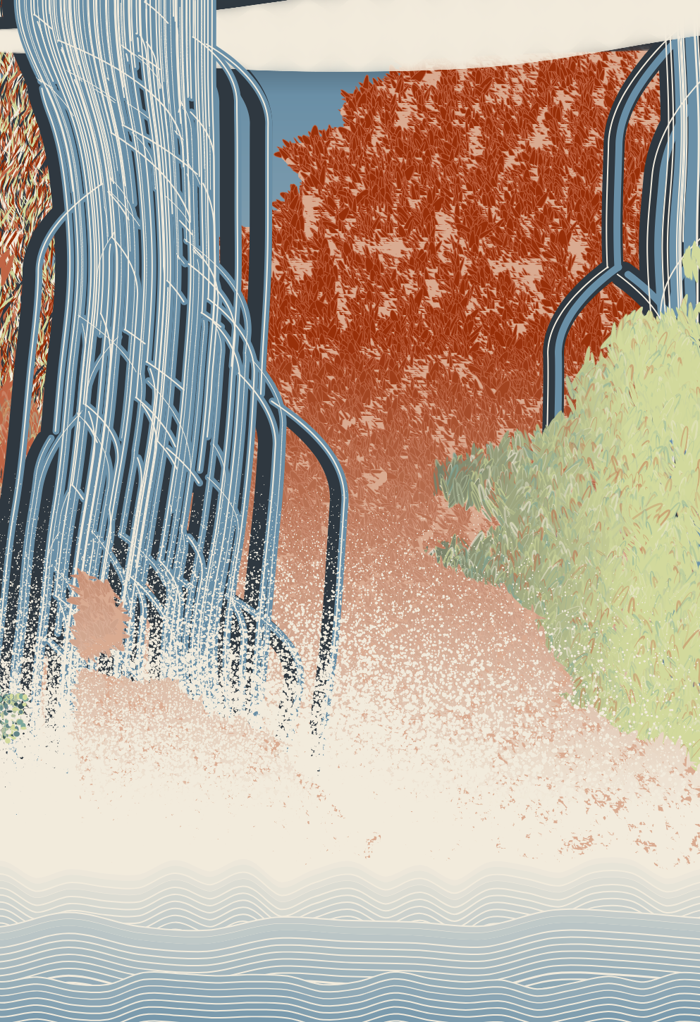 LACMA: ROTF Vol. 2 Monica Rizzolli A Tour of Hypothetical Waterfalls #90