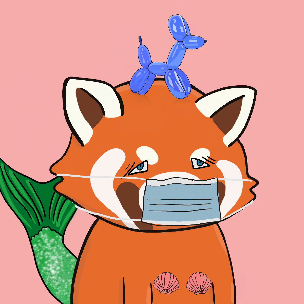 Okay Red Panda #7161
